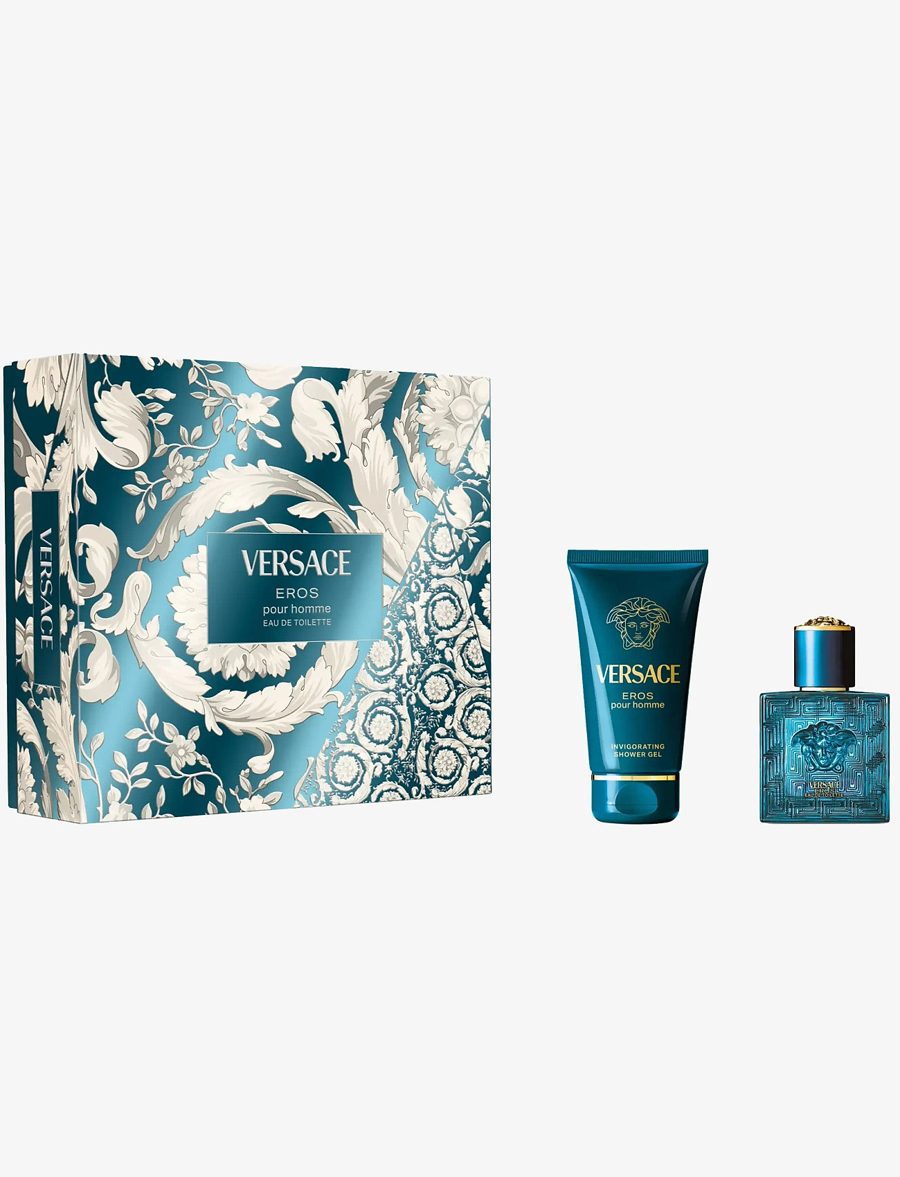 Versace Fragrance - Gift Set Eros Pour Homme EdT + Shower Gel - til ham  - clear - 0