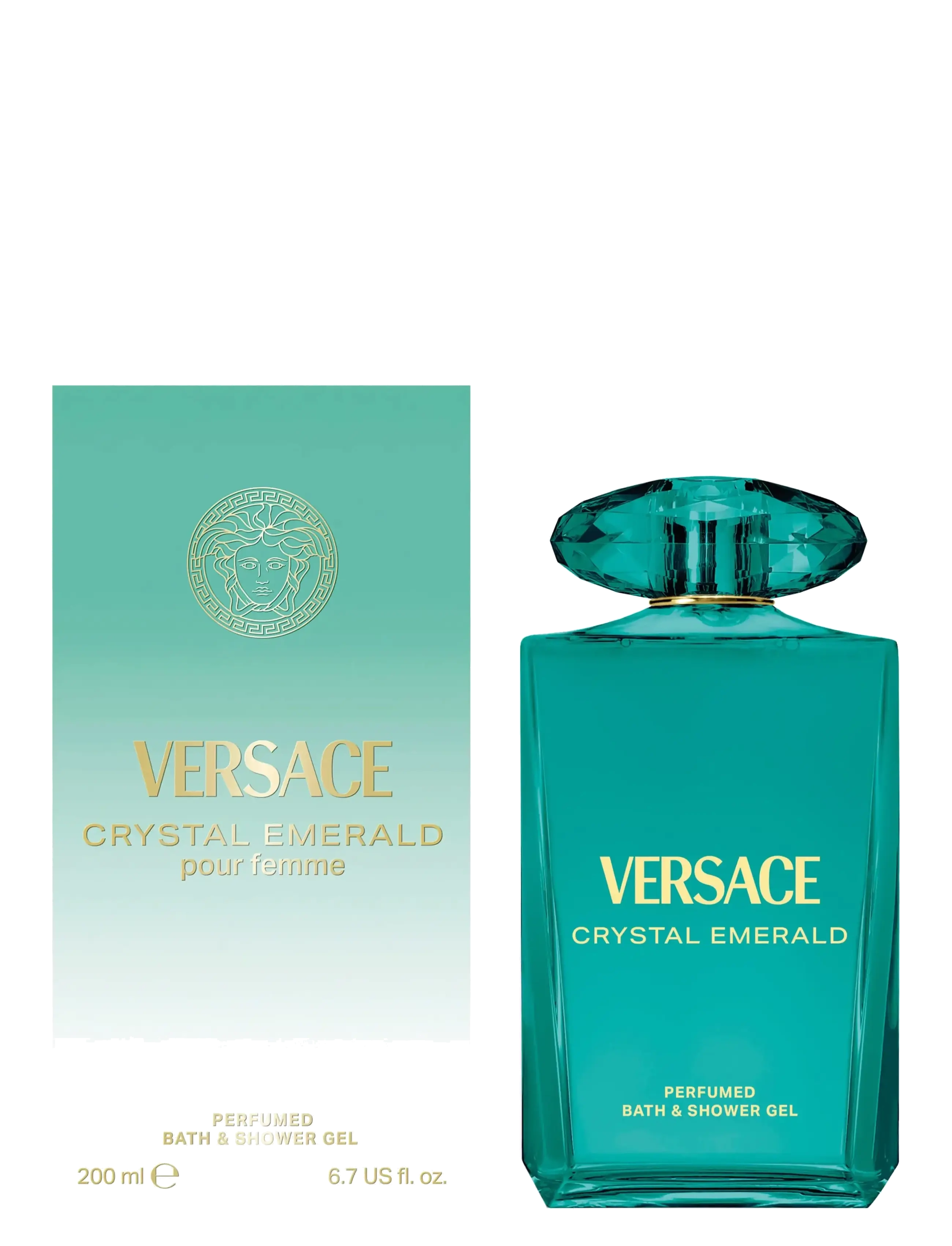 Versace Fragrance - Crystal Emerald Bath & Shower Gel - shower gel & bruseolier - no color - 1