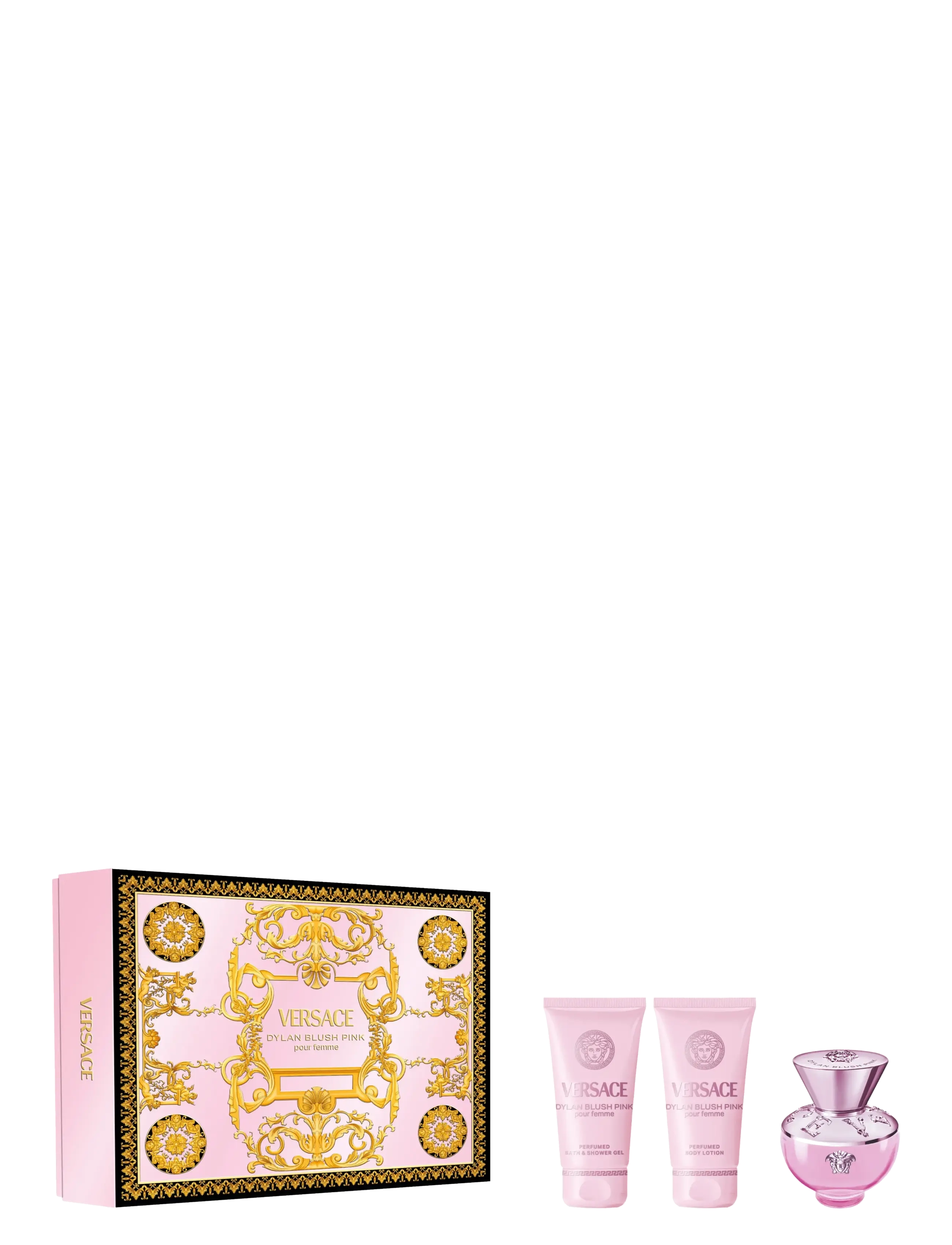 Versace Fragrance Versace Gift Set Dylan Blush Pink EdP 50 ml + Shower Gel 50 ml + Body Lotion 50 ml - Inspiration - CLEAR / undefined