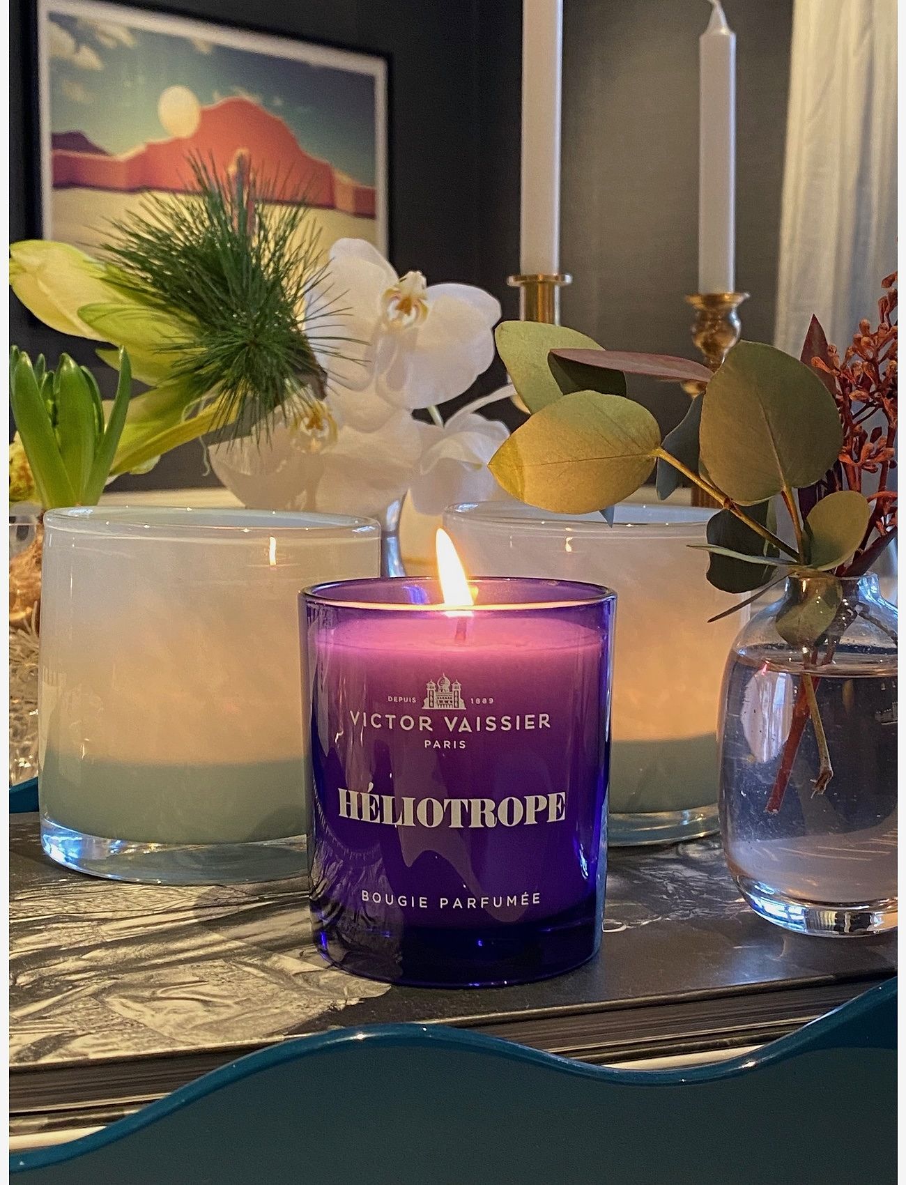 Victor Vaissier - Scented Candle Héliotrope - duftlys - purple - 1