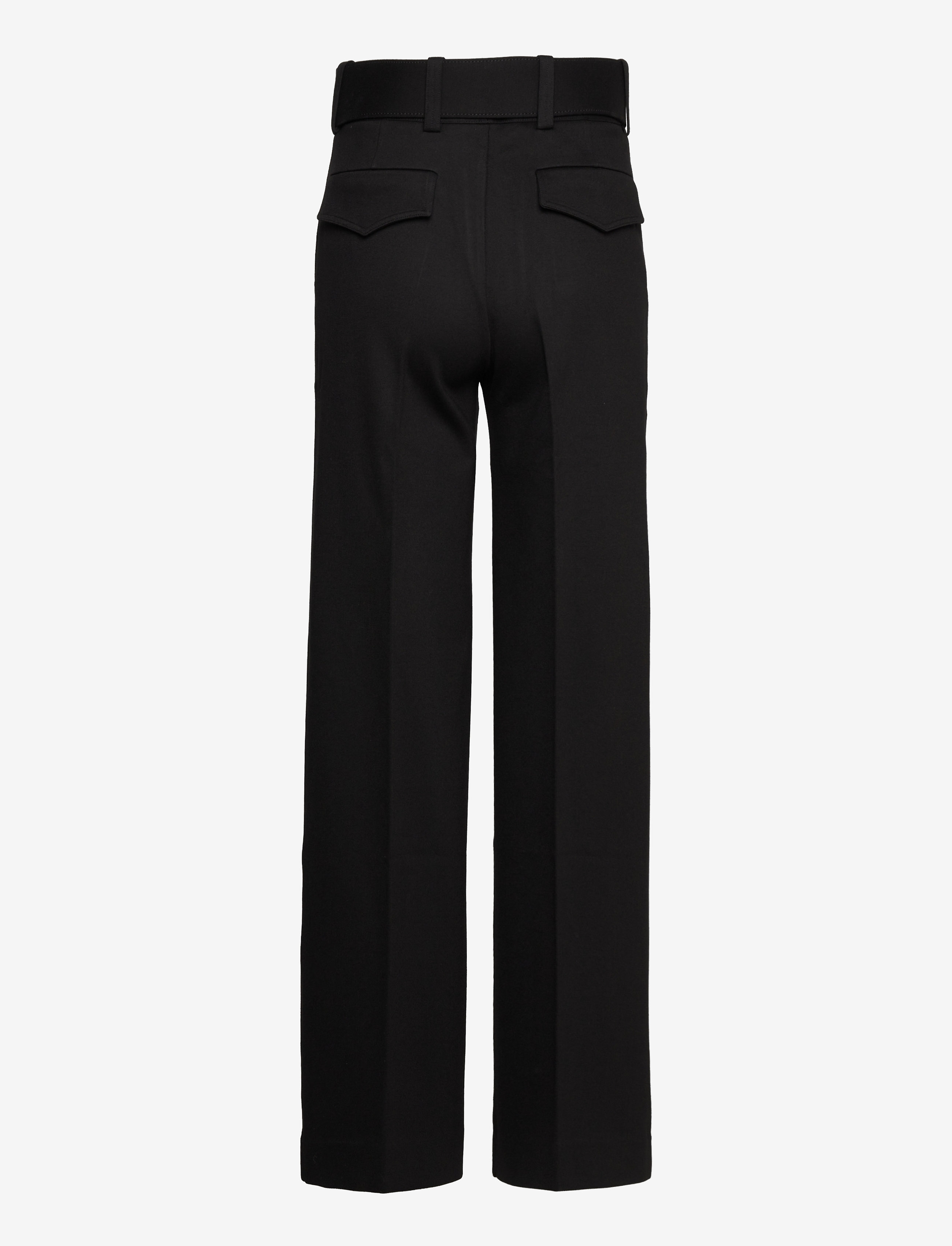 Victoria Beckham - BELTED WIDE LEG TROUSER - black - 1