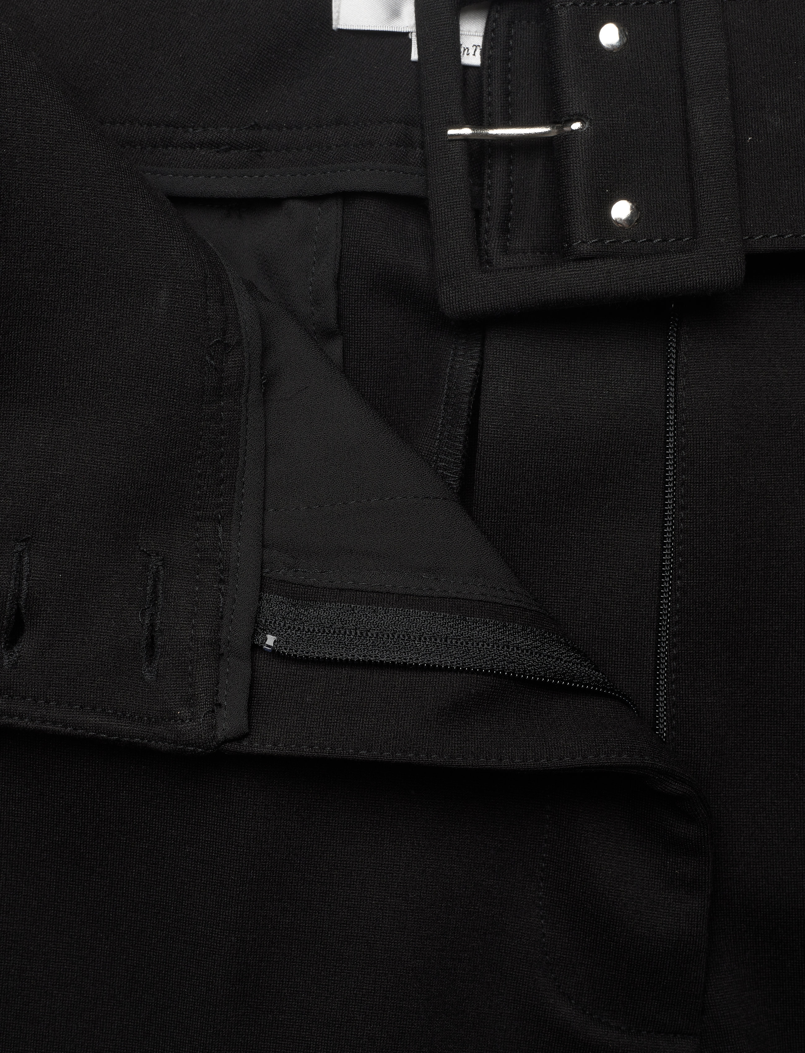 Victoria Beckham - BELTED WIDE LEG TROUSER - black - 3
