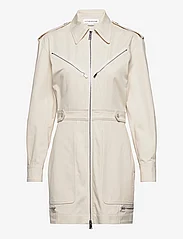 Victoria Beckham - ZIP DETAIL UTILITY DRESS - marškinių tipo suknelės - off white - 0