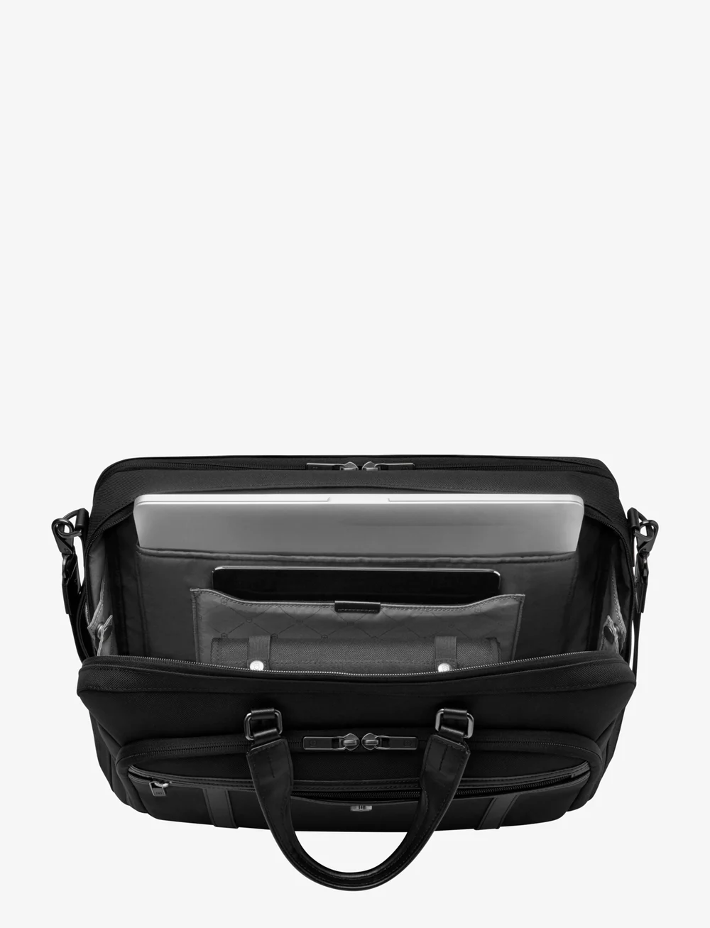 Victorinox - Werks Professional Cordura, 2-Way Carry Laptop Bag - laptopväskor - black - 2