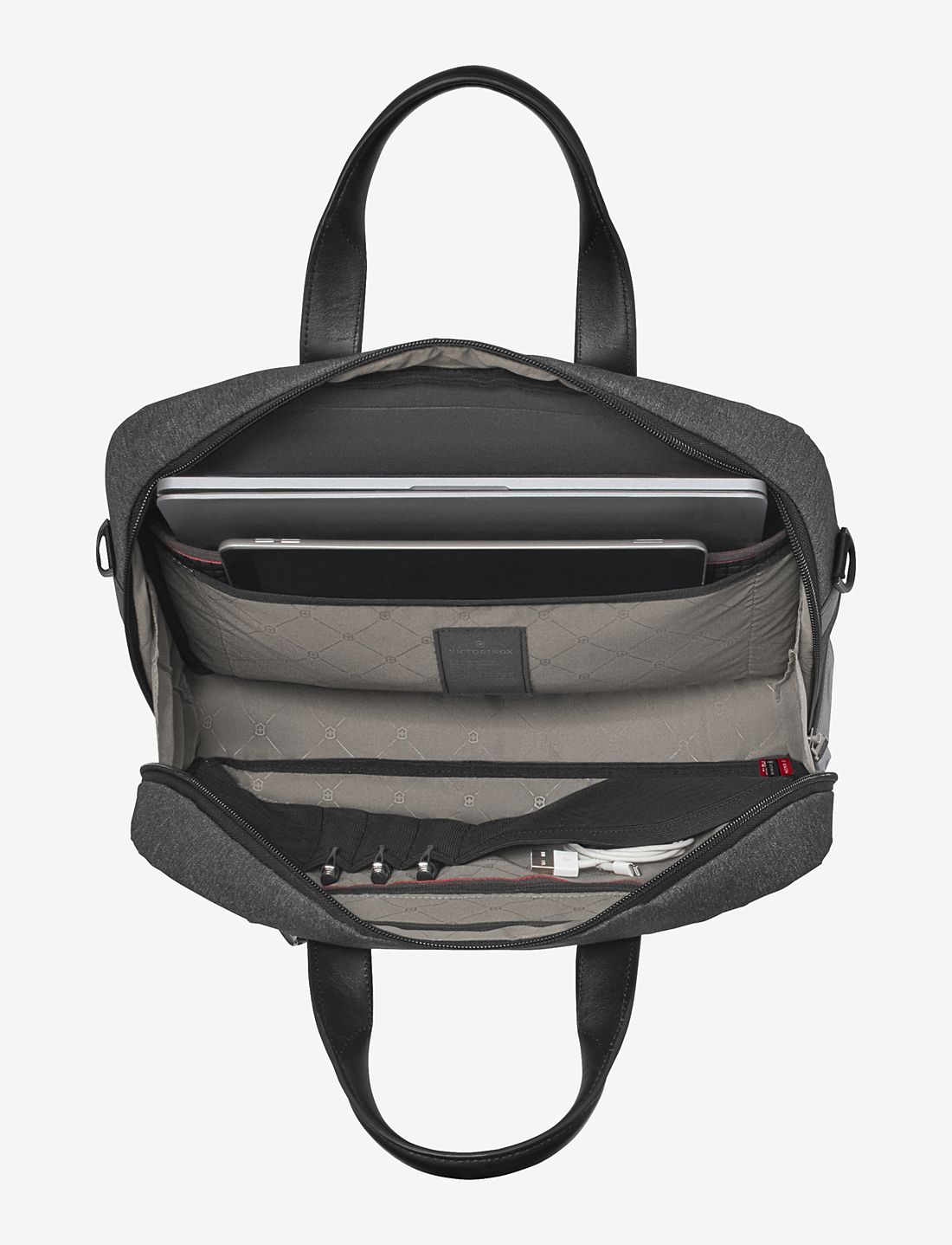 Victorinox Architecture Urban2 Briefcase Melange Grey black Briefcases Boozt