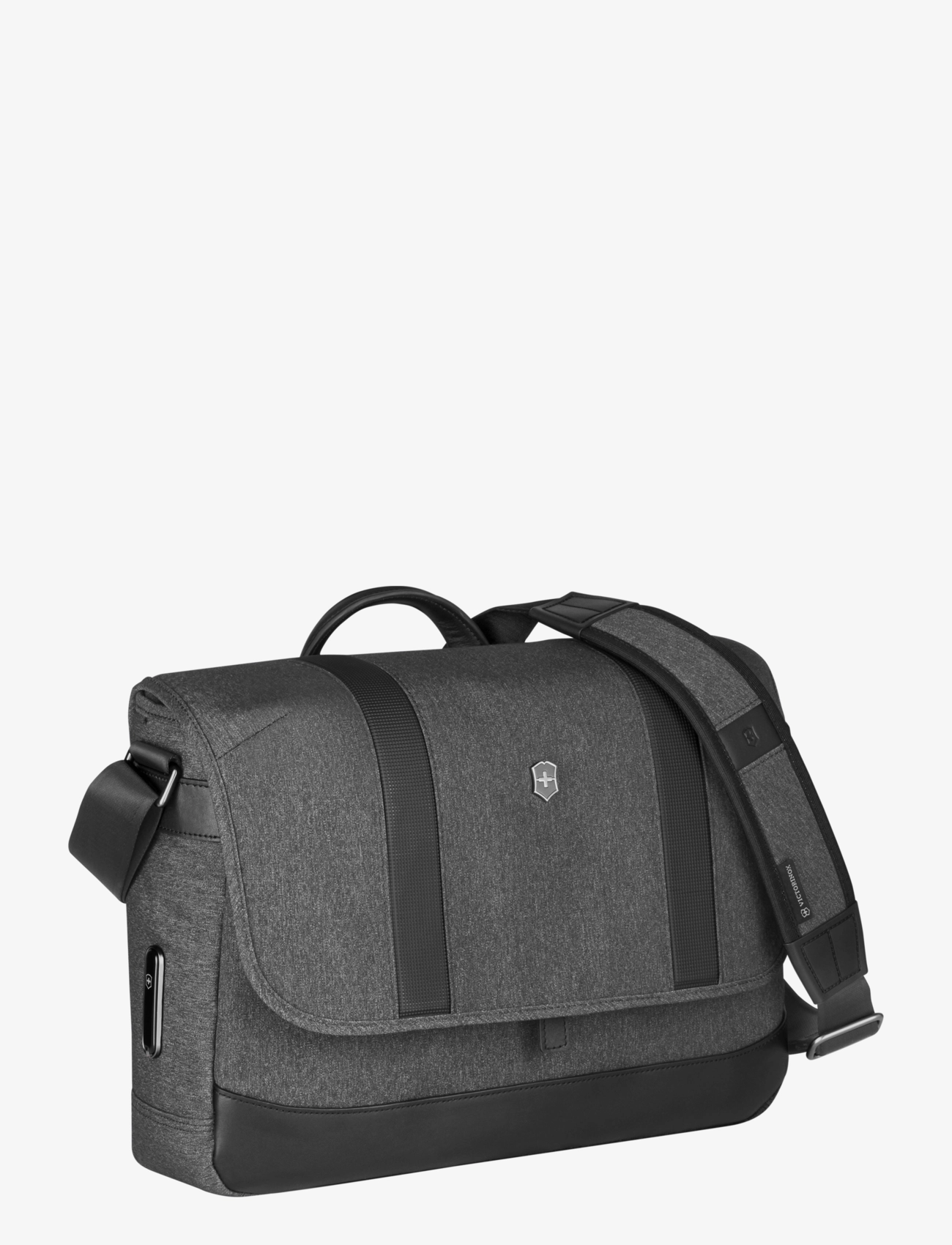 Victorinox - Architecture Urban2, Messenger, Melange Grey/Black - axelremsväskor - grey - 1