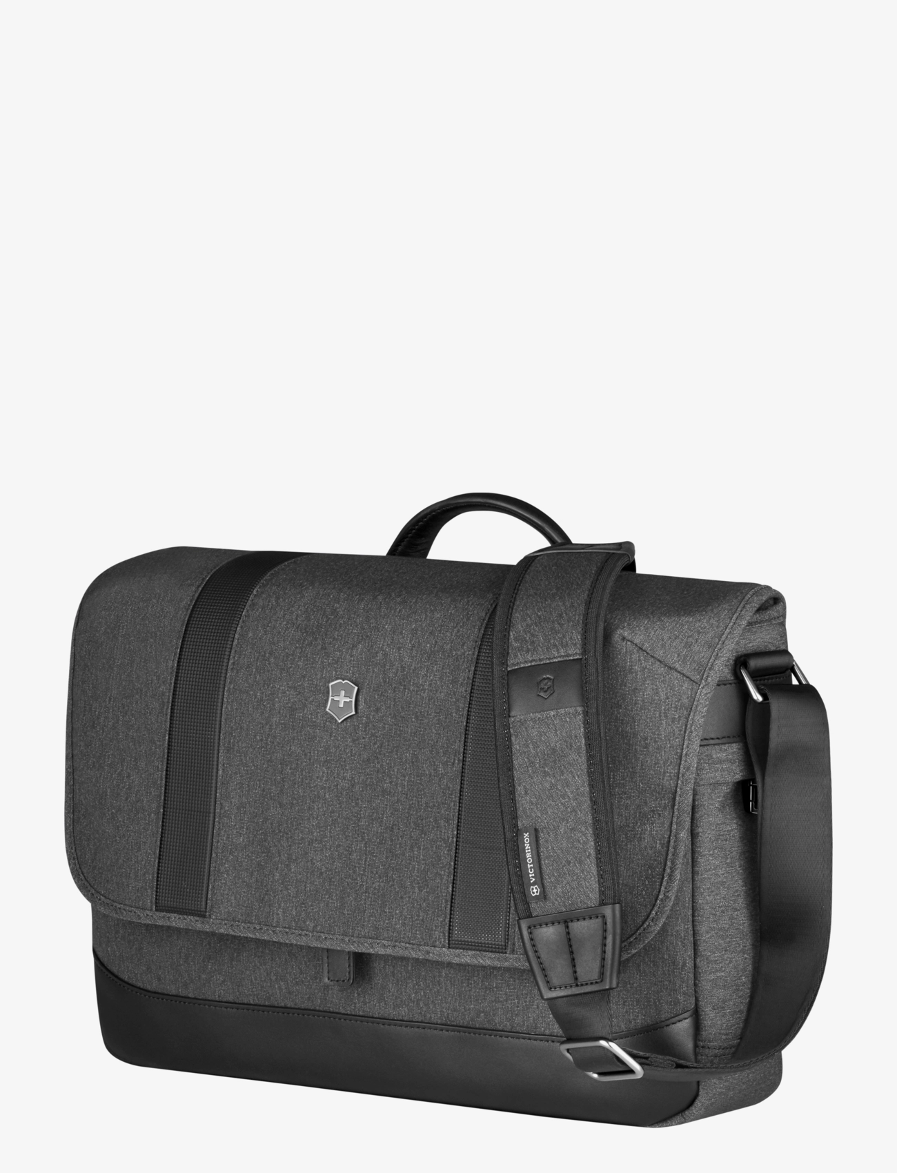 Victorinox - Architecture Urban2, Messenger, Melange Grey/Black - axelremsväskor - grey - 2
