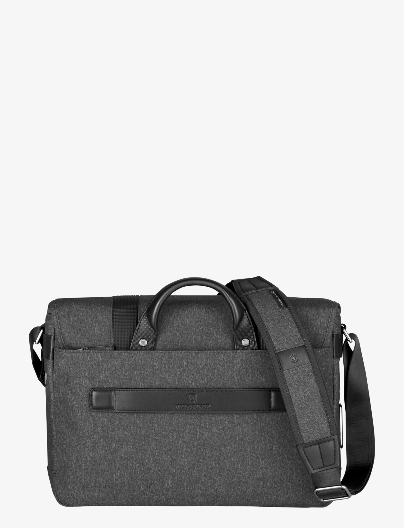 Victorinox - Architecture Urban2, Messenger, Melange Grey/Black - axelremsväskor - grey - 4