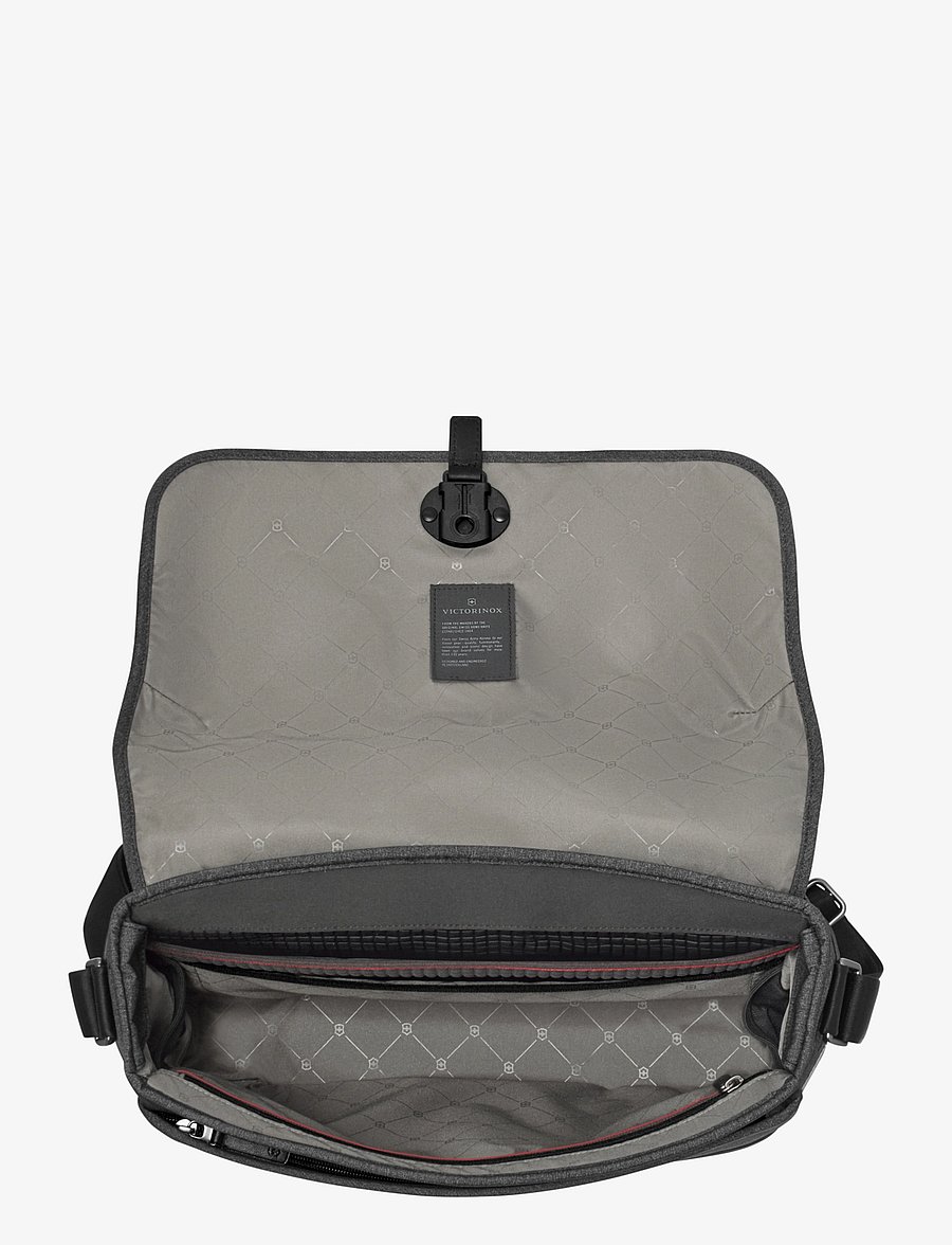 Victorinox - Architecture Urban2, Messenger, Melange Grey/Black - axelremsväskor - grey - 5