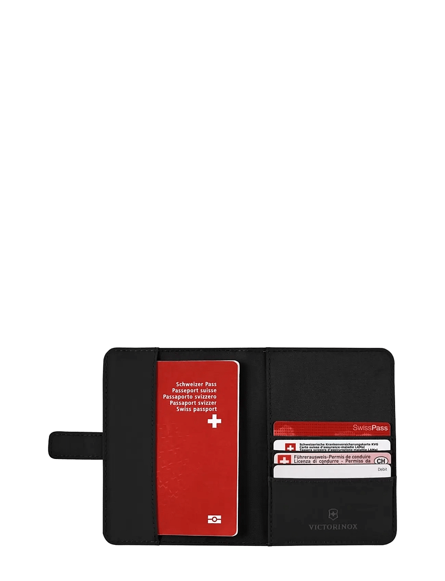 Victorinox - Travel Essentials, Passport Holder - passi ja reisidokumentide hoidjad - black - 3