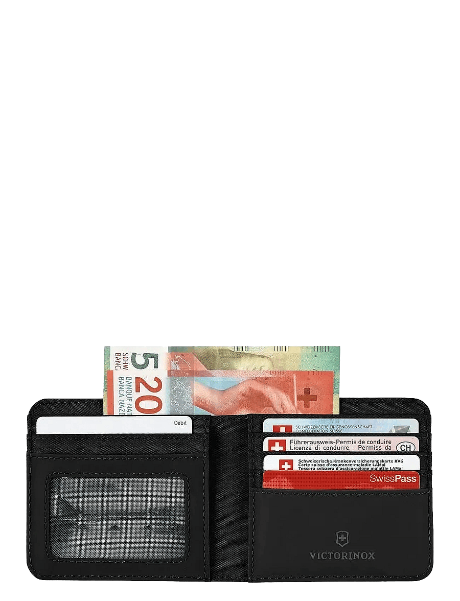 Victorinox - Travel Essentials, Bi-Fold Wallet - portemonnaies - black - 3