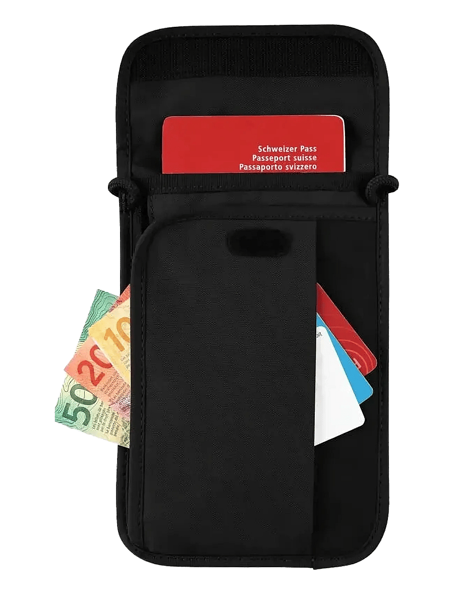 Victorinox - Travel Essentials, Security Neck Pouch - passhüllen - black - 3
