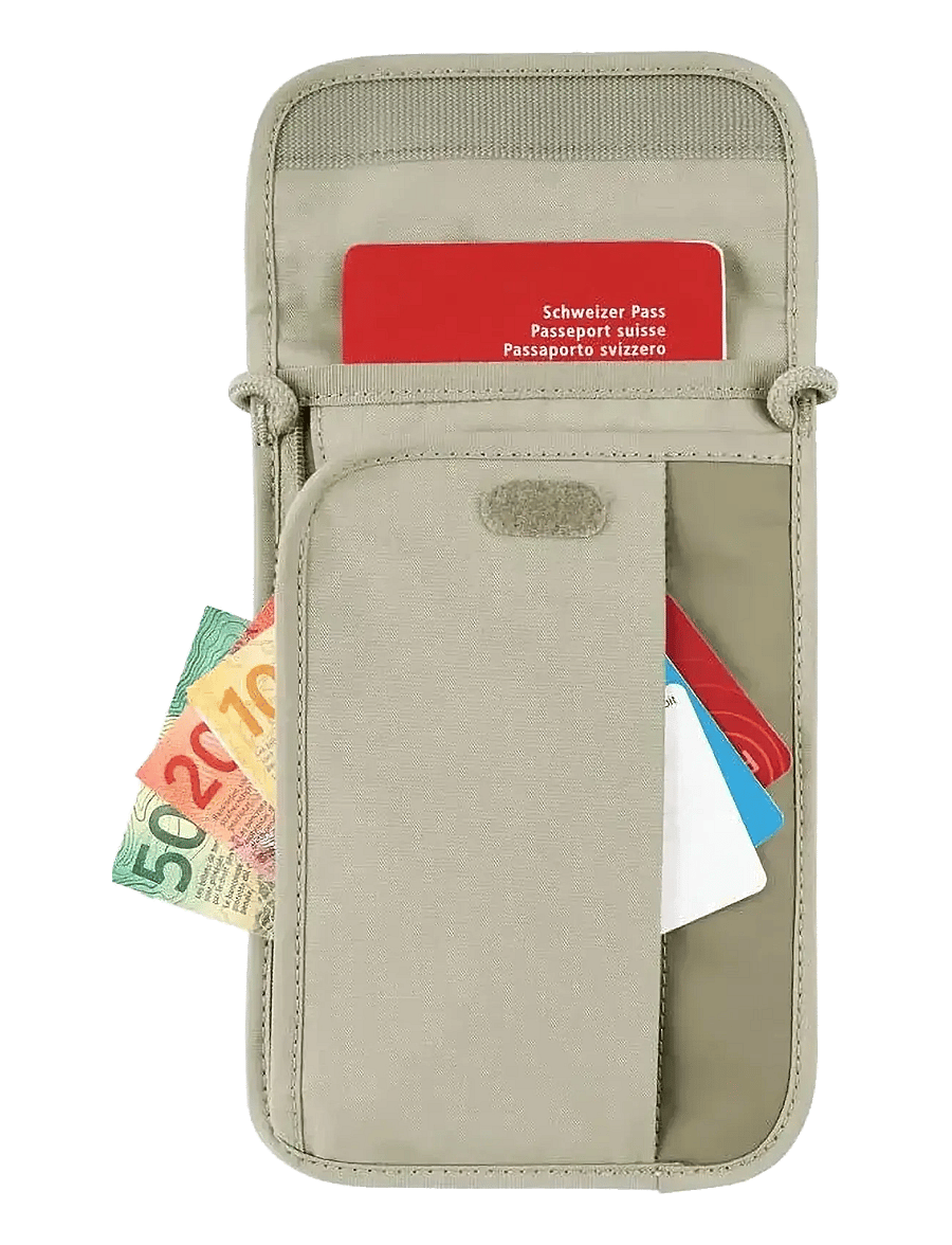 Victorinox - Travel Essentials, Security Neck Pouch - passhüllen - beige - 3