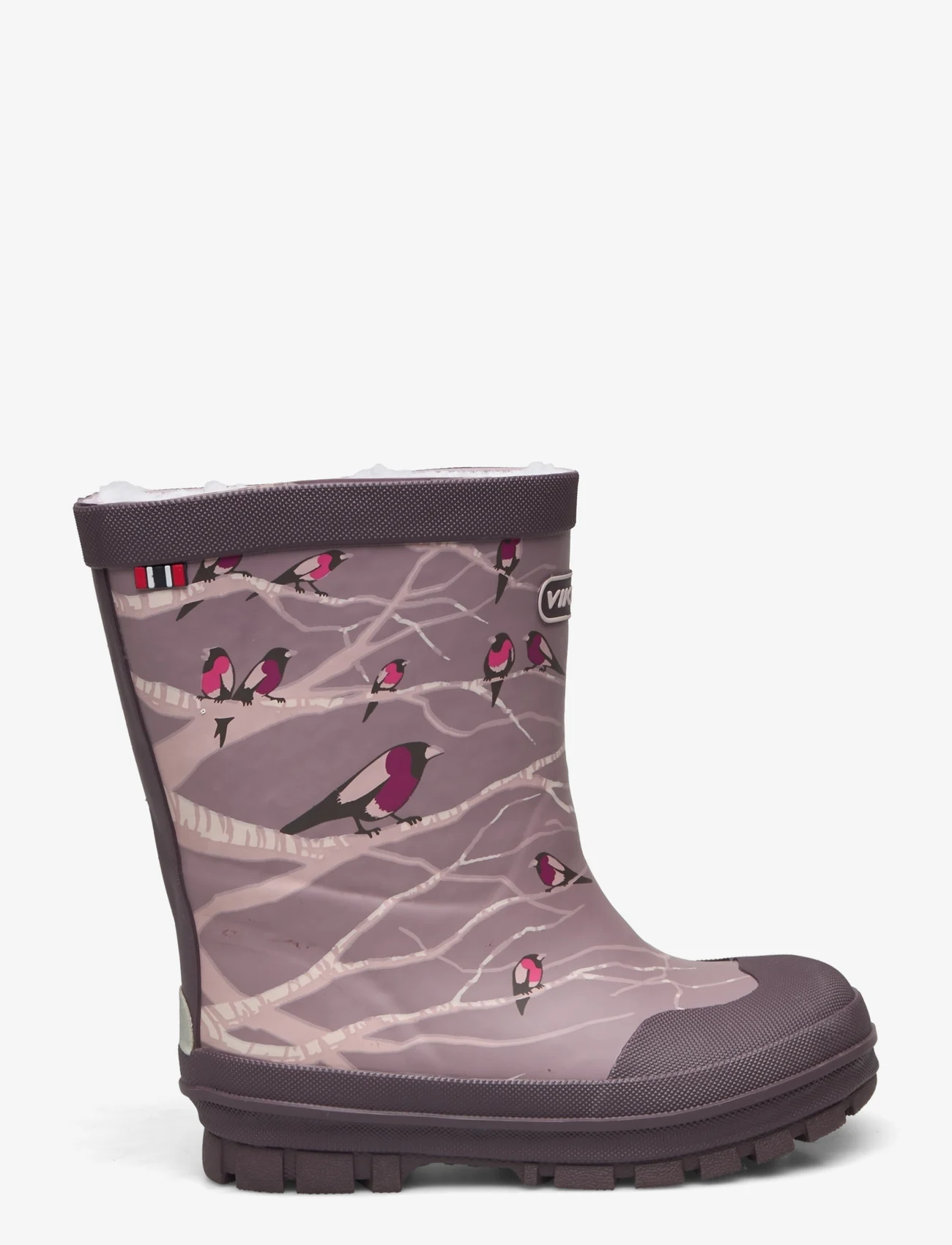 Viking - Jolly Print Warm - gummistøvler med linjer - dusty pink/multi - 1
