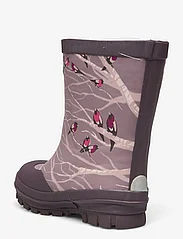 Viking - Jolly Print Warm - gummistøvler med linjer - dusty pink/multi - 2