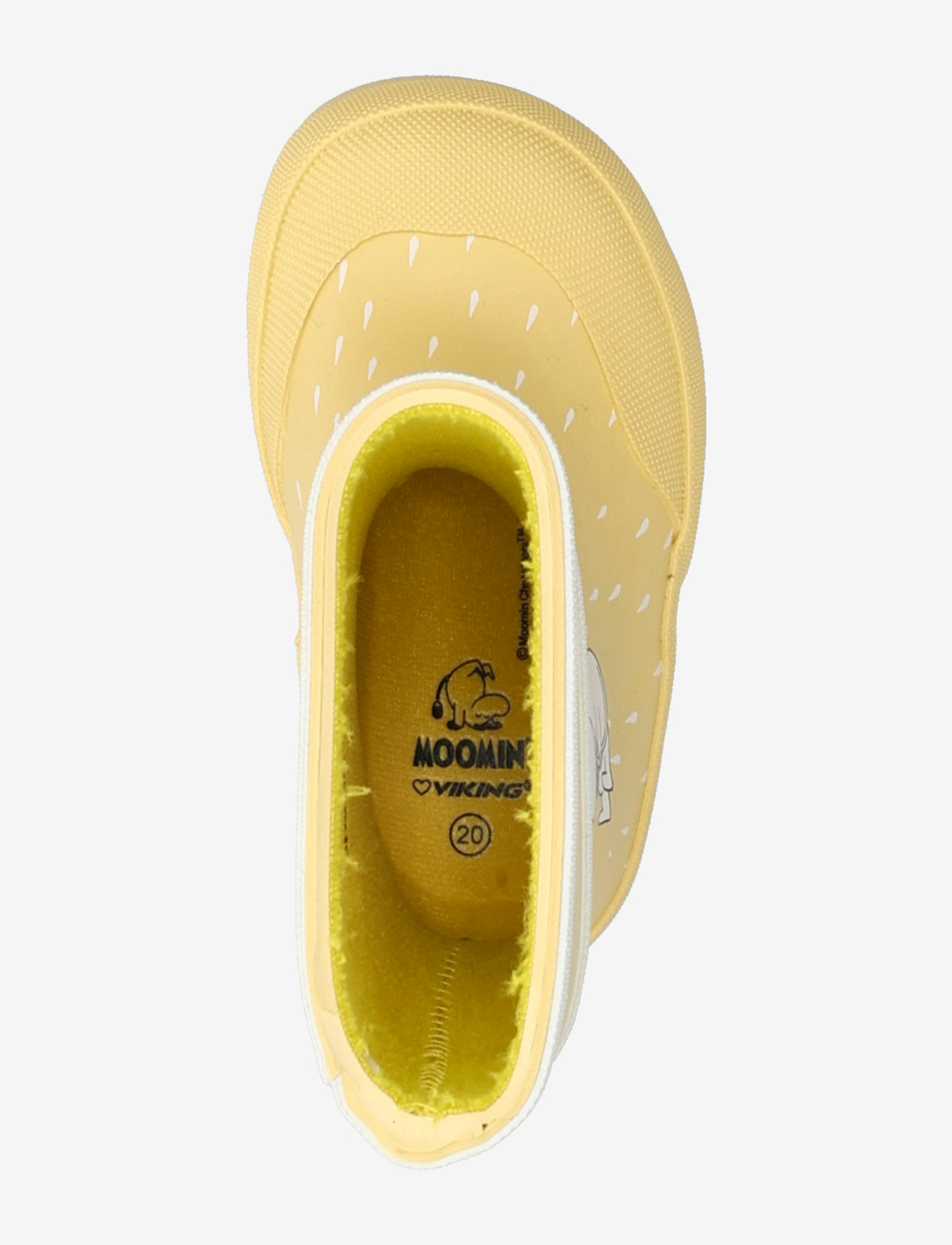 Viking - Alv Jolly Moomin - gummistøvler uden for - light yellow - 3