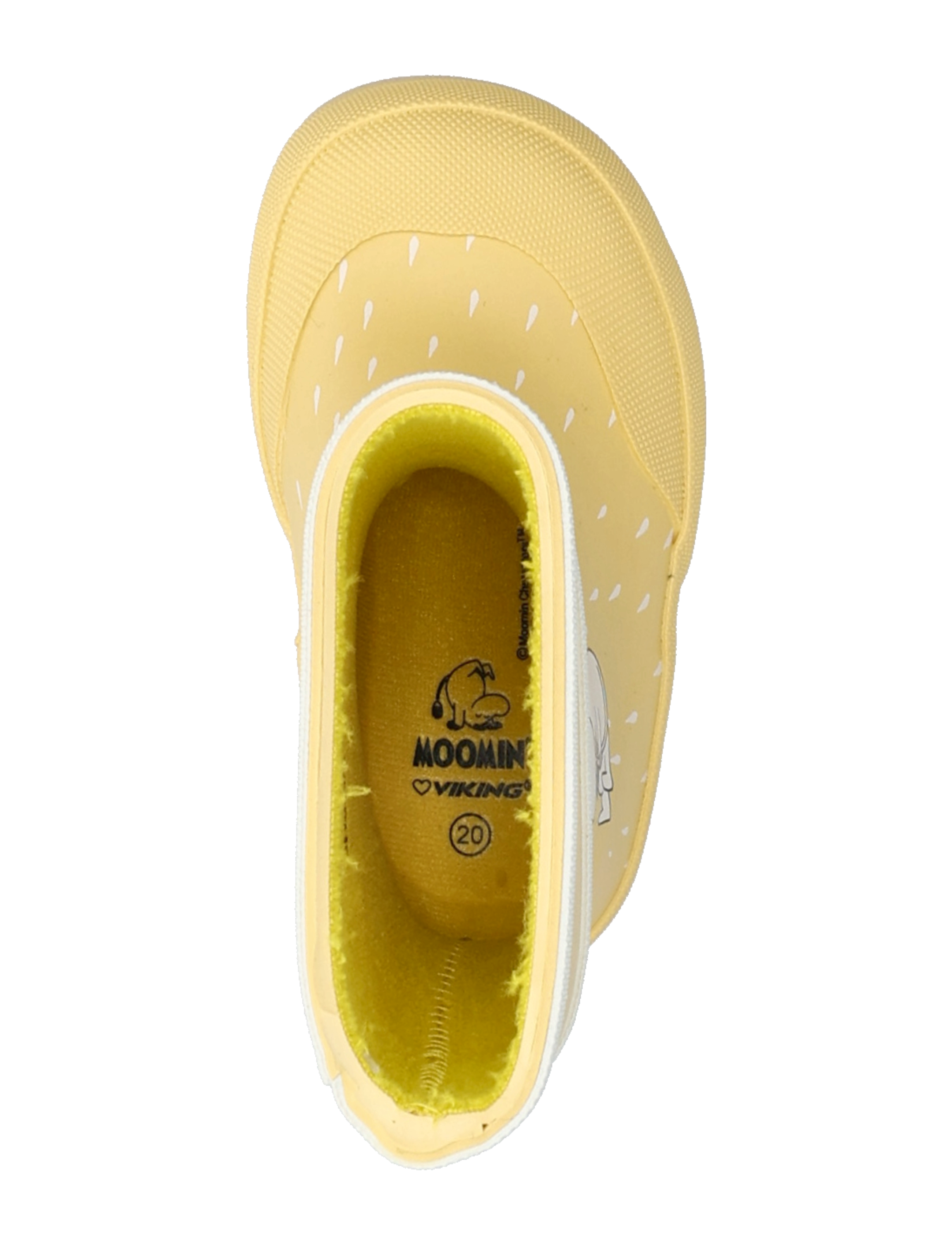 Viking - Alv Jolly Moomin - ungefütterte gummistiefel - light yellow - 3