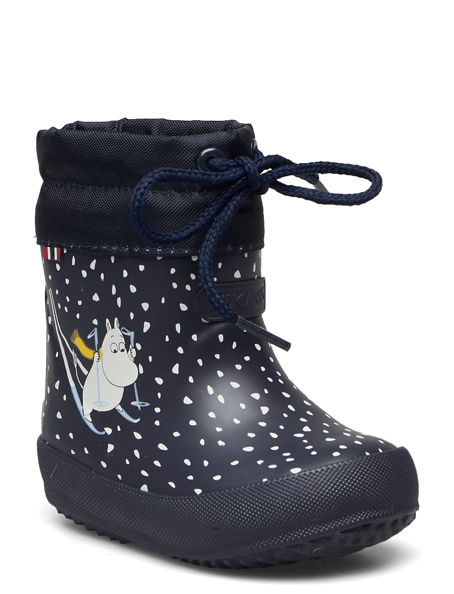 Viking - Alv Indie Warm Moomin - gefütterte gummistiefel - navy - 0