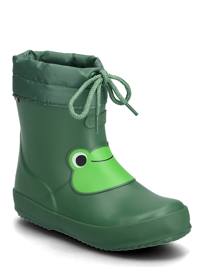 Viking - Alv Indie Print - unlined rubberboots - green - 0