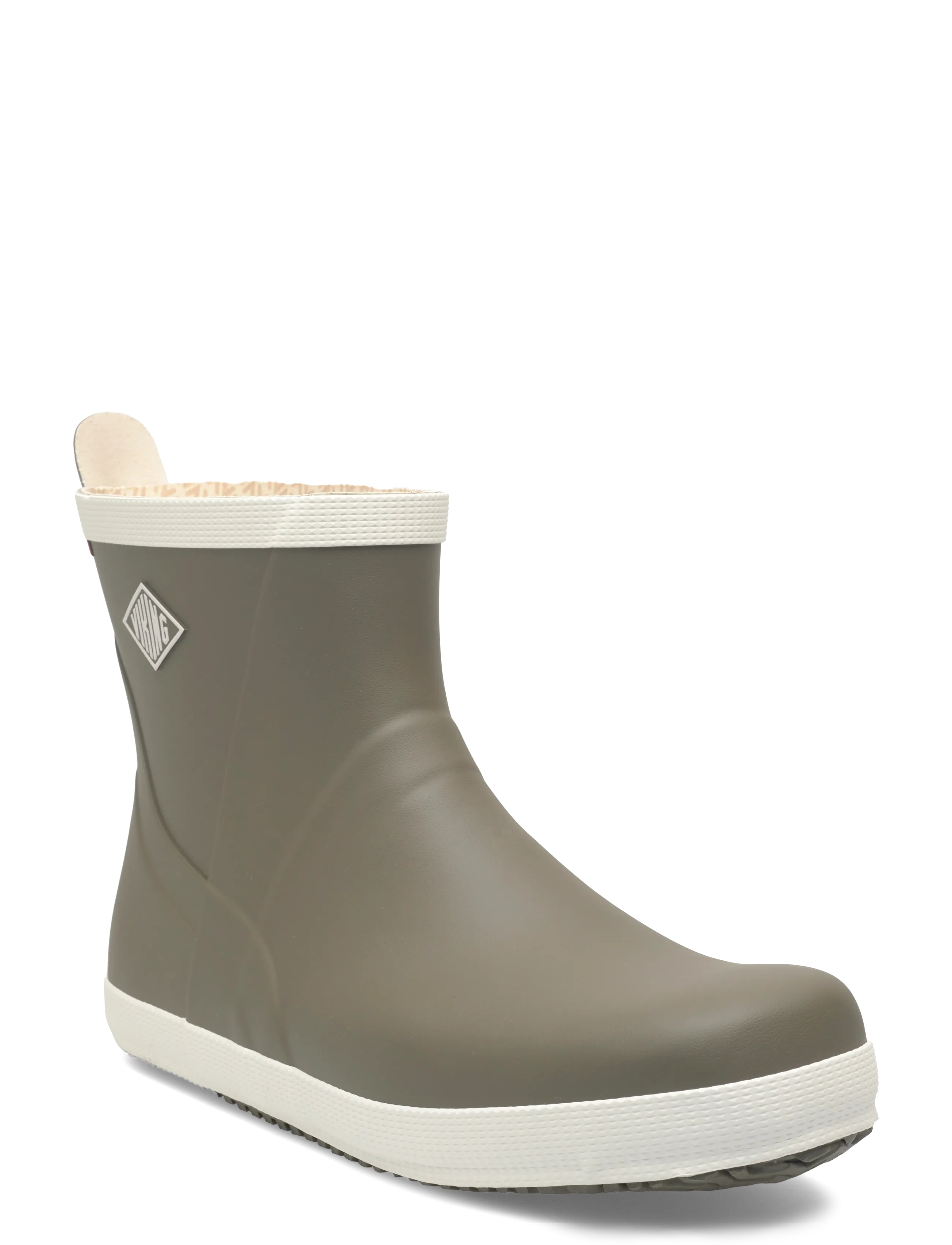 Viking Seilas Heritage Low - Sko - OLIVE/EGGSHELL / white