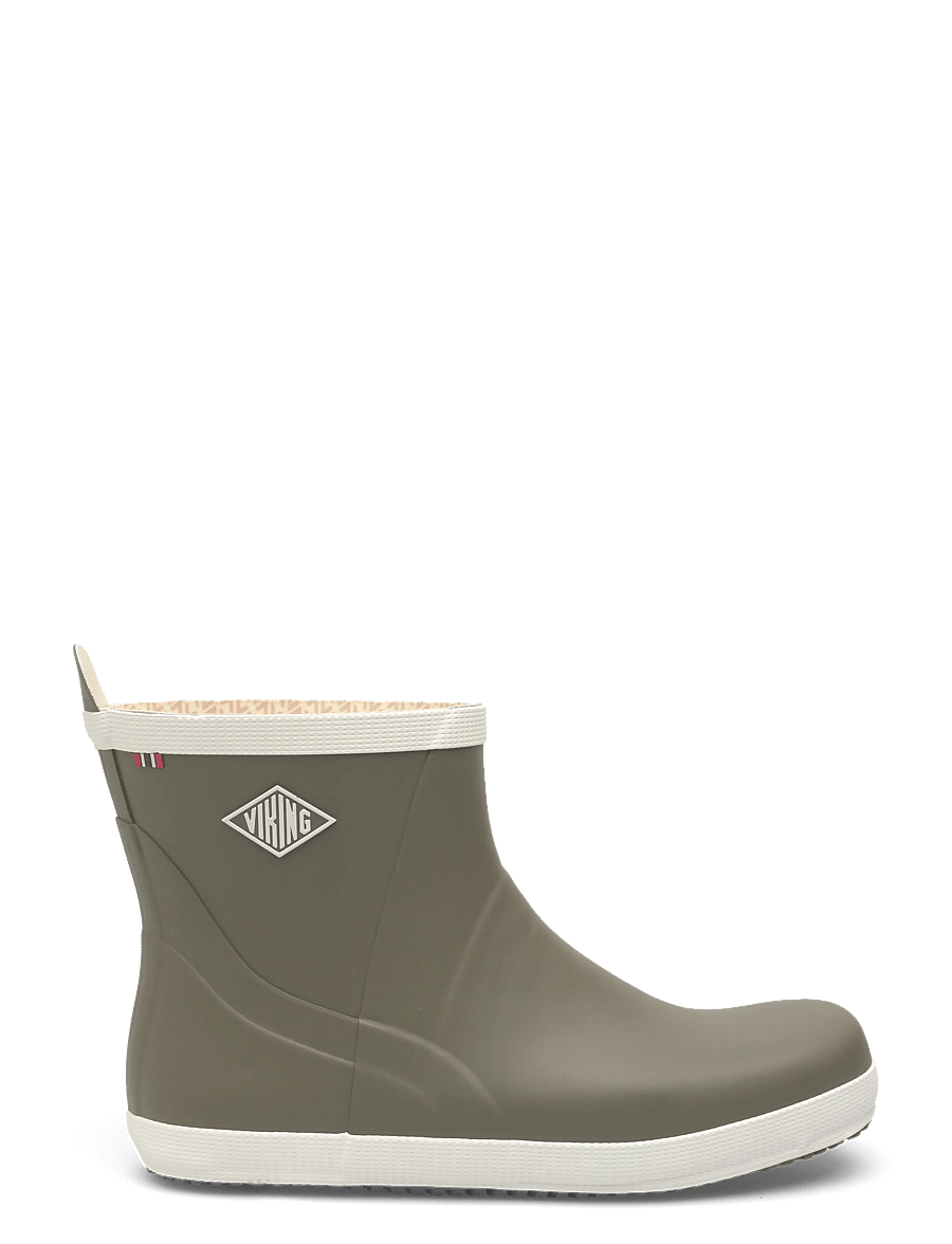 Viking - Seilas Heritage Low - gummistövlar - olive/eggshell - 1