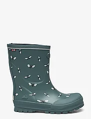 Viking - Jolly Print - gummistøvler uten linjer - bluegreen/white - 1