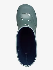 Viking - Jolly Print - gummistøvler uten linjer - bluegreen/white - 3