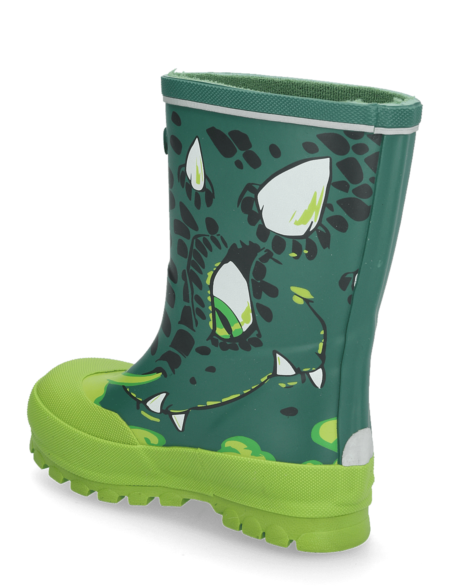 Viking - Jolly Print - gefütterte gummistiefel - bottlegreen/multi - 2