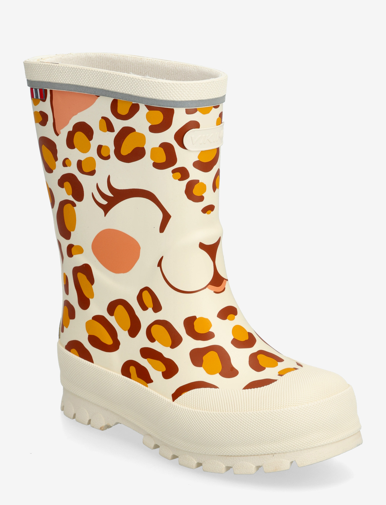 Viking - Jolly Print - gumijas zābaki ar silto oderi - cream - 0