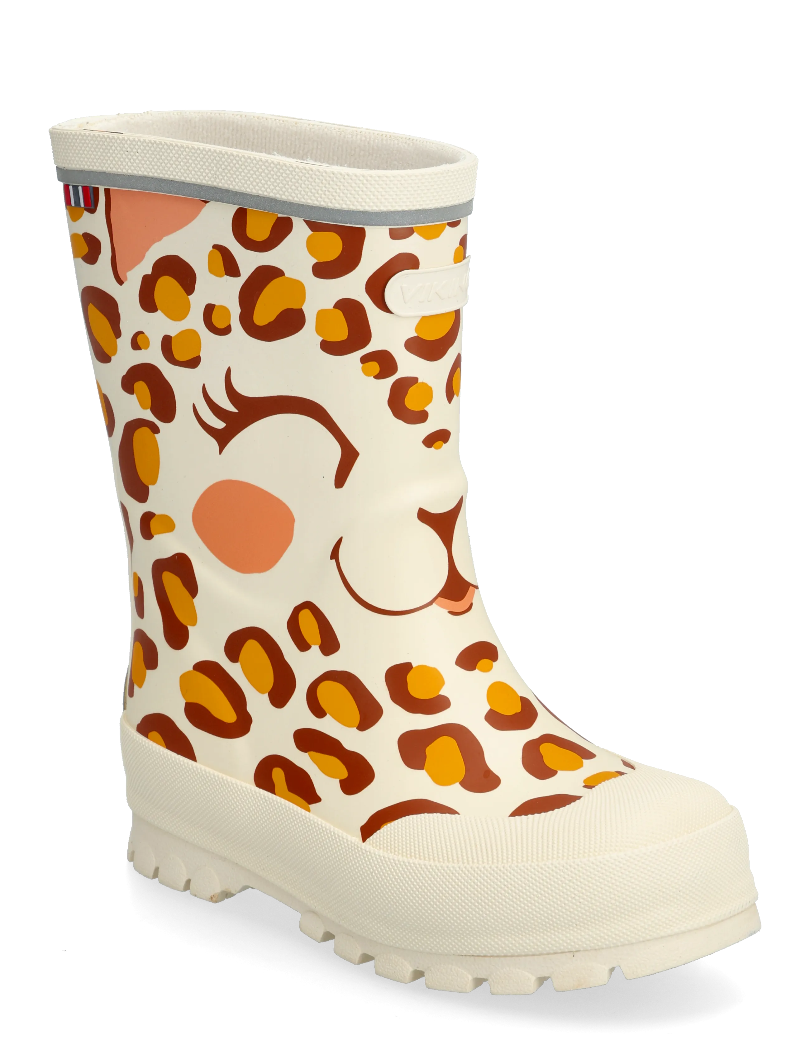 Viking - Jolly Print - voodriga kummikud - cream - 0