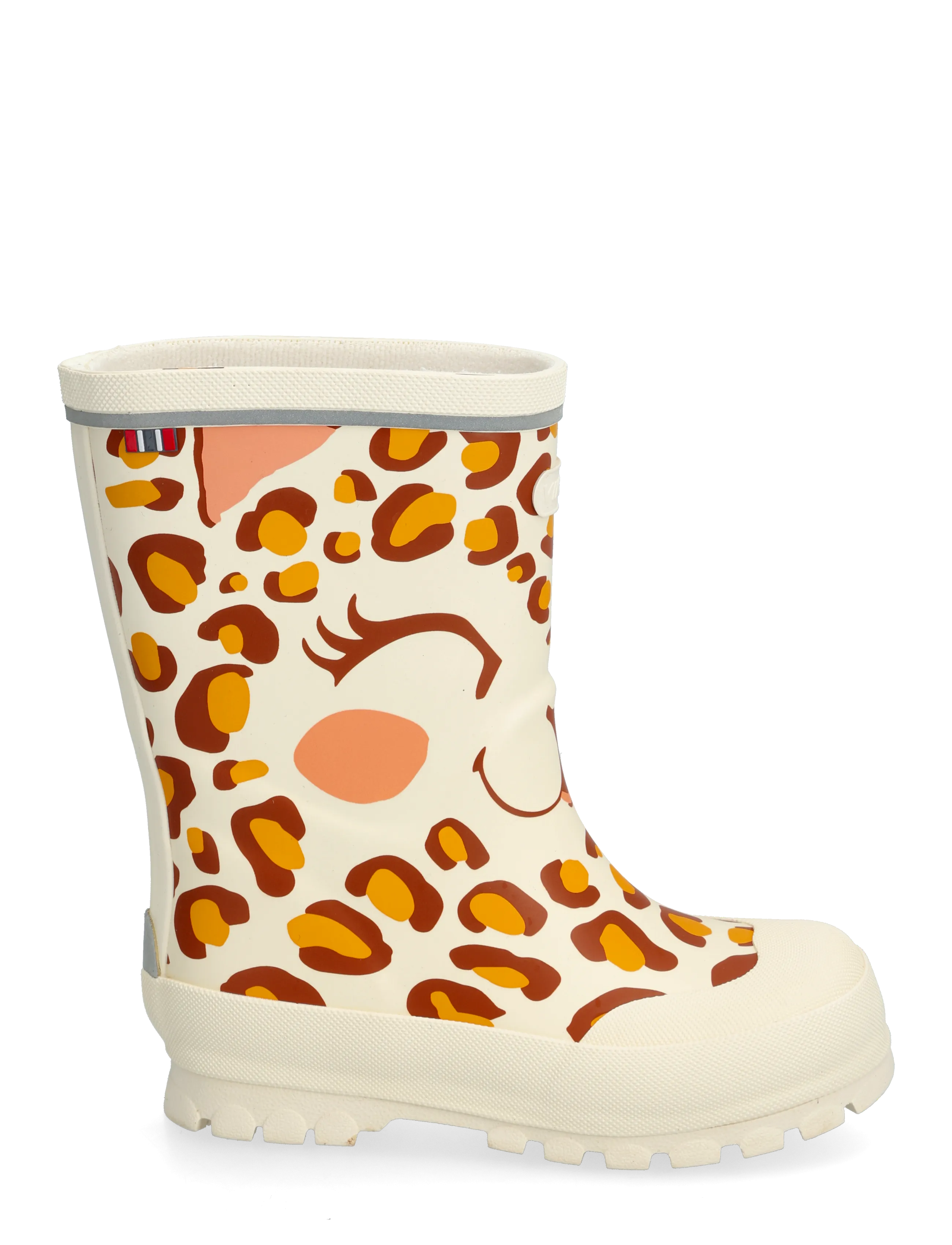 Viking - Jolly Print - voodriga kummikud - cream - 1