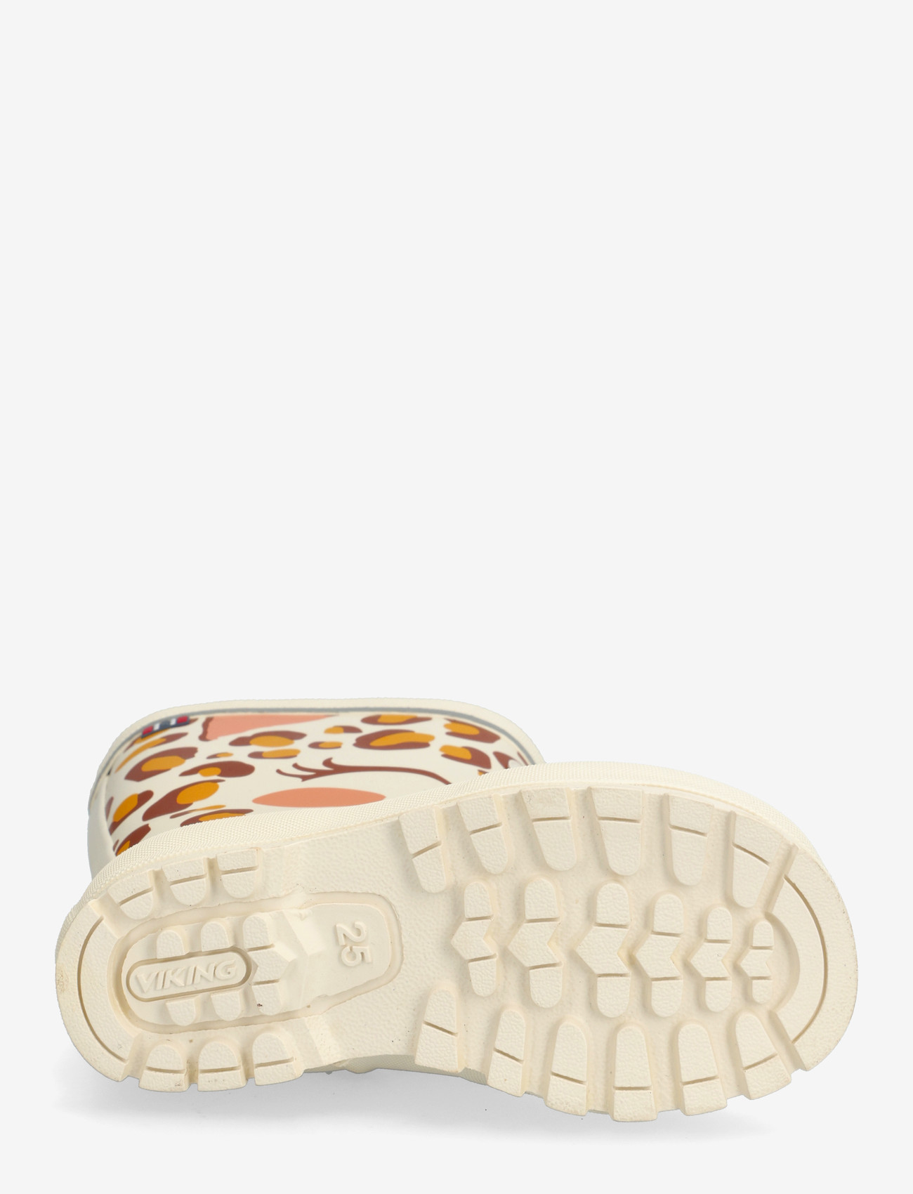 Viking - Jolly Print - gumijas zābaki ar silto oderi - cream - 4