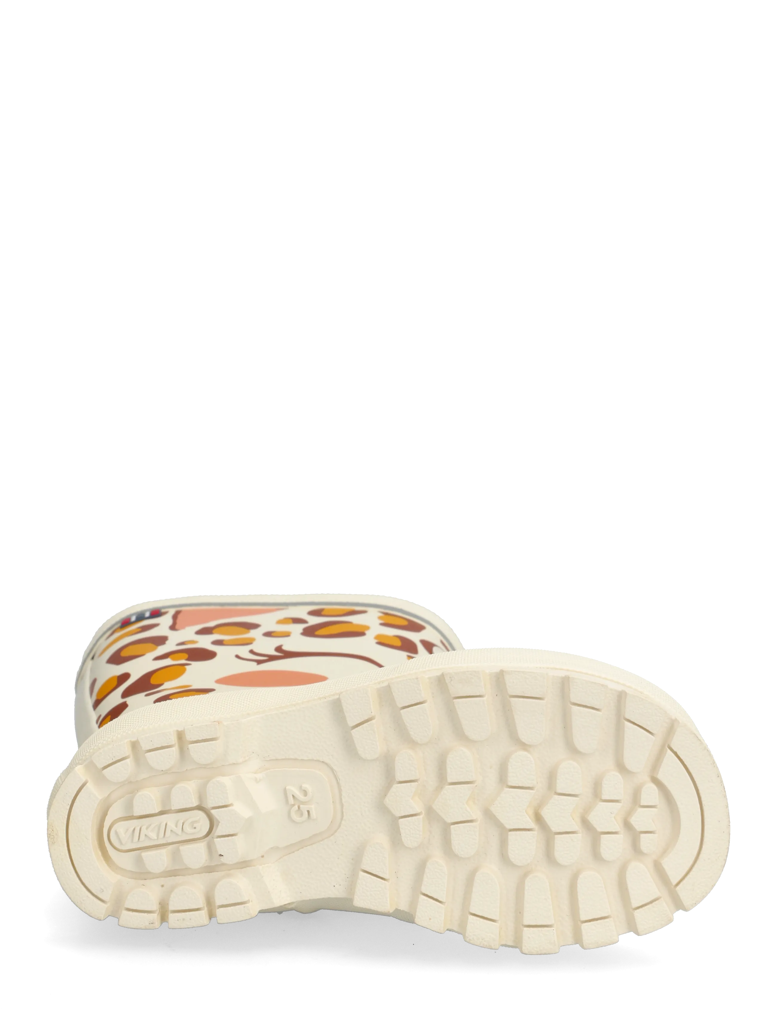 Viking - Jolly Print - voodriga kummikud - cream - 4