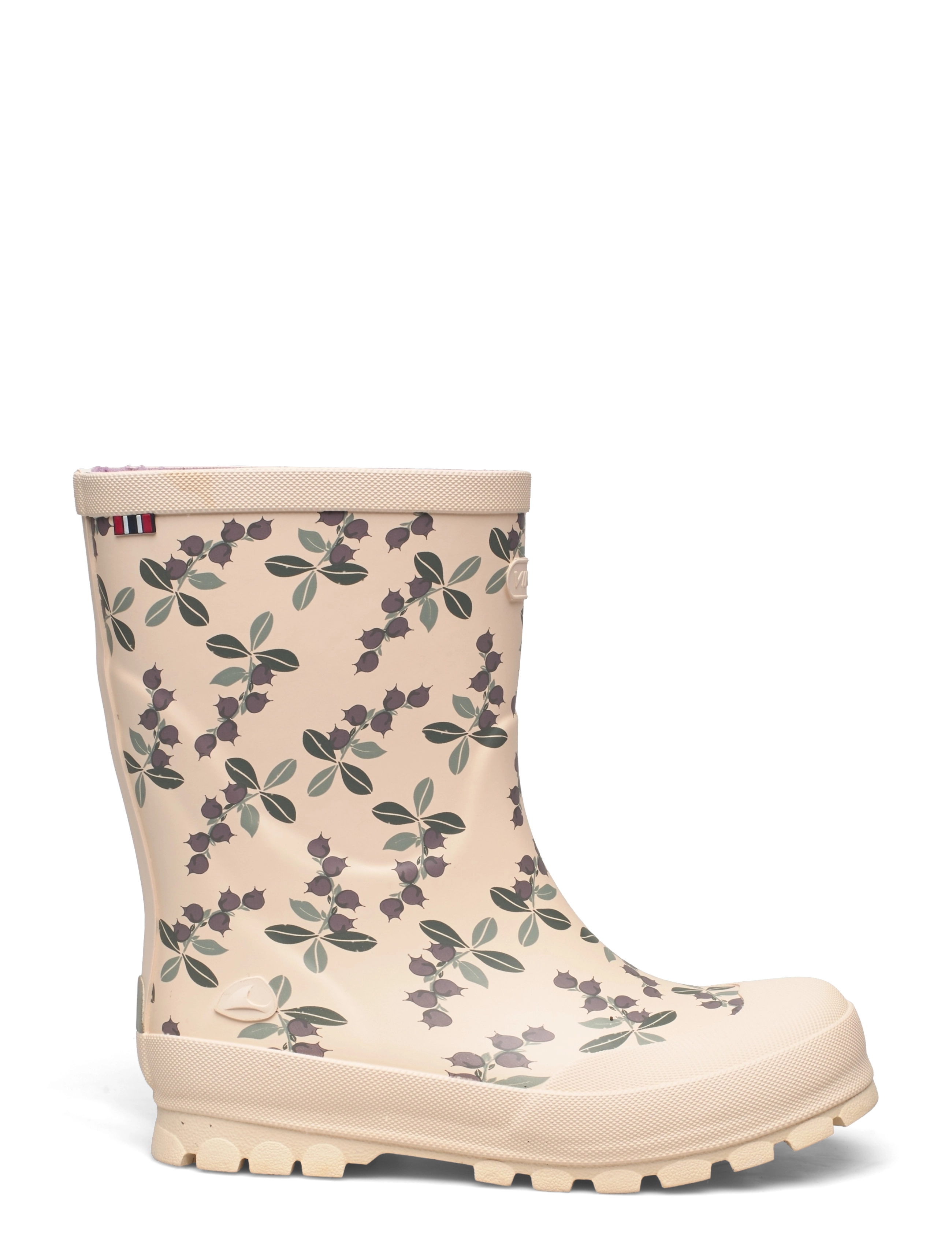 Viking - Jolly Print - gummistøvler med for - light pink/olive - 1