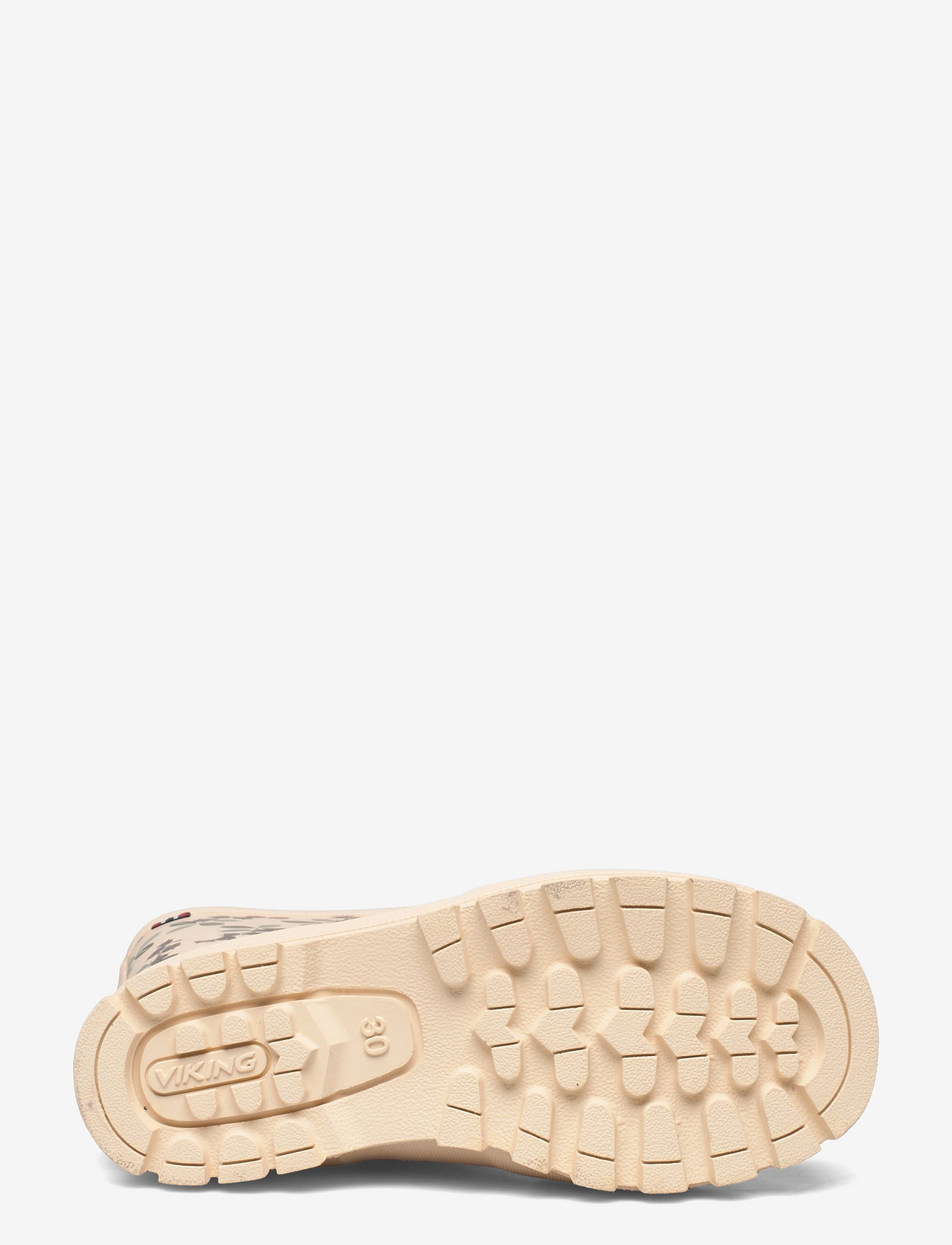 Viking - Jolly Print - gummistøvler med linjer - light pink/olive - 4
