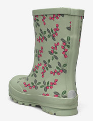 Viking - Jolly Print - unlined rubberboots - mint/pink - 2