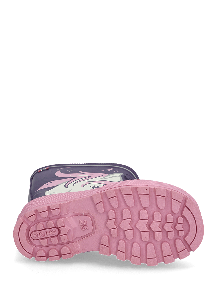 Viking - Jolly Print - gefütterte gummistiefel - purple/multi - 4