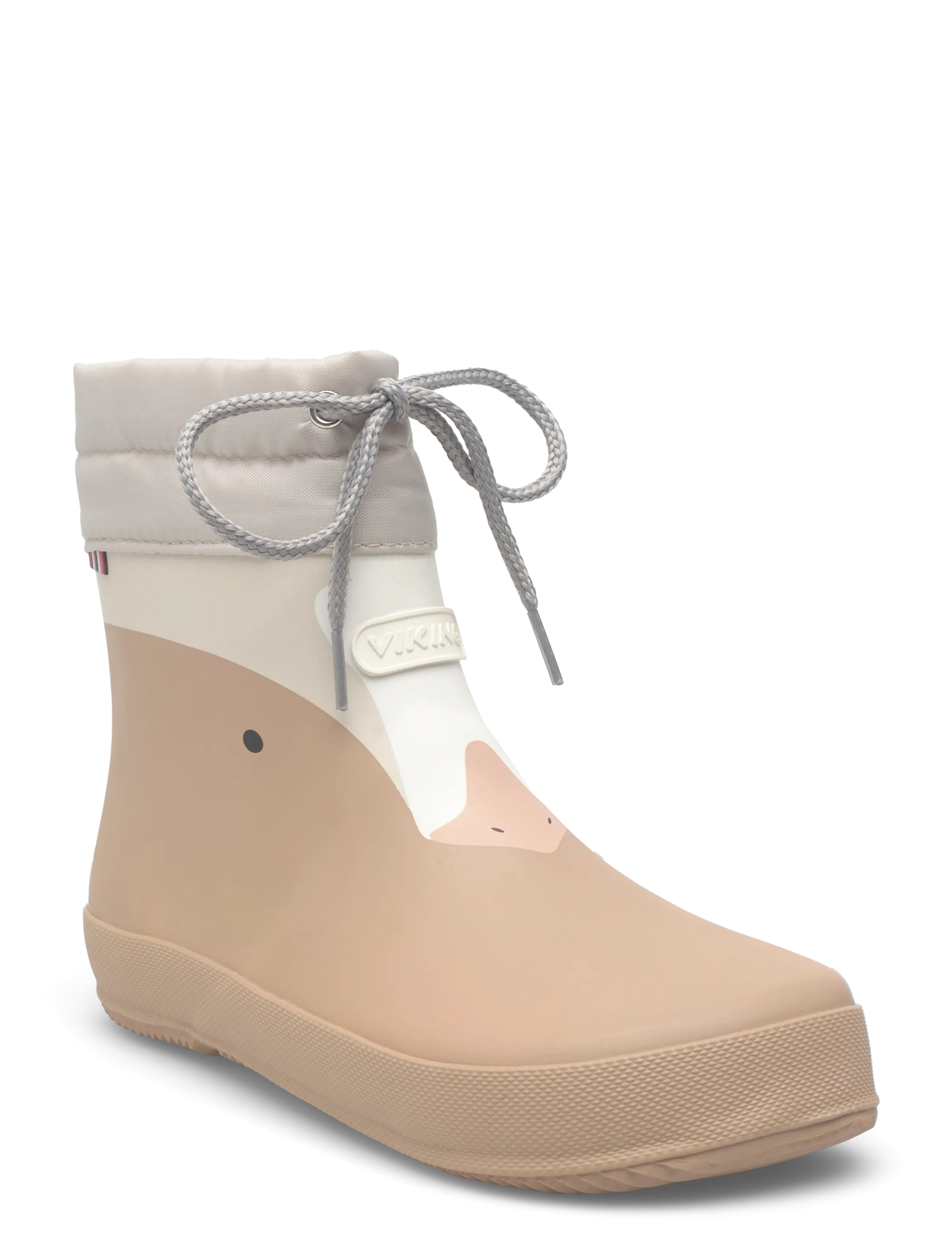 Viking Alv Barefoot Paw Print, 30, Beige, Lave Gummistøvler > Forede Gummistøvler, Børn