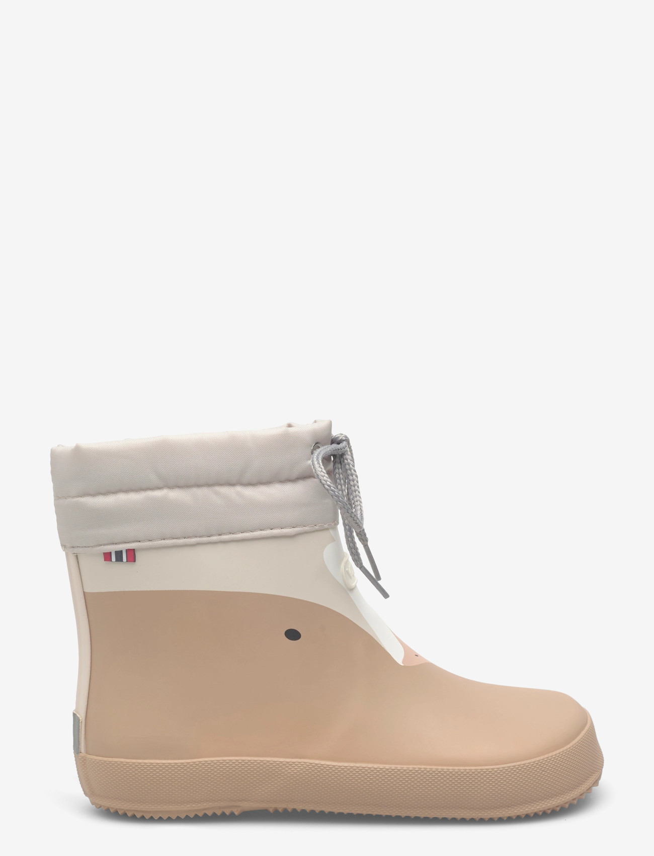 Viking - Alv Barefoot Paw Print - gummistøvler med for - beige - 1