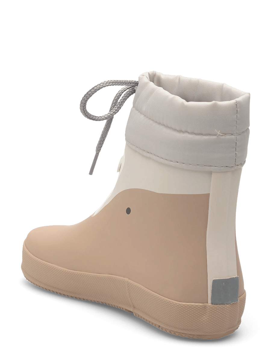 Viking - Alv Barefoot Paw Print - voodriga kummikud - beige - 2