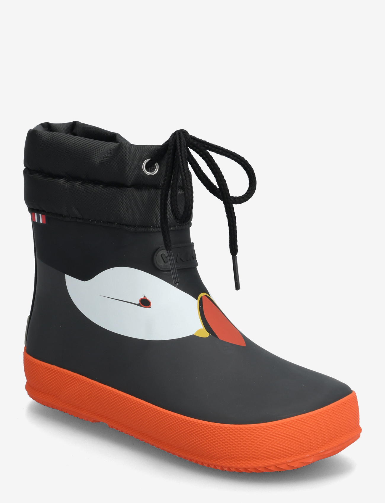 Viking - Alv Barefoot Paw Print - gummistøvler med for - black - 0
