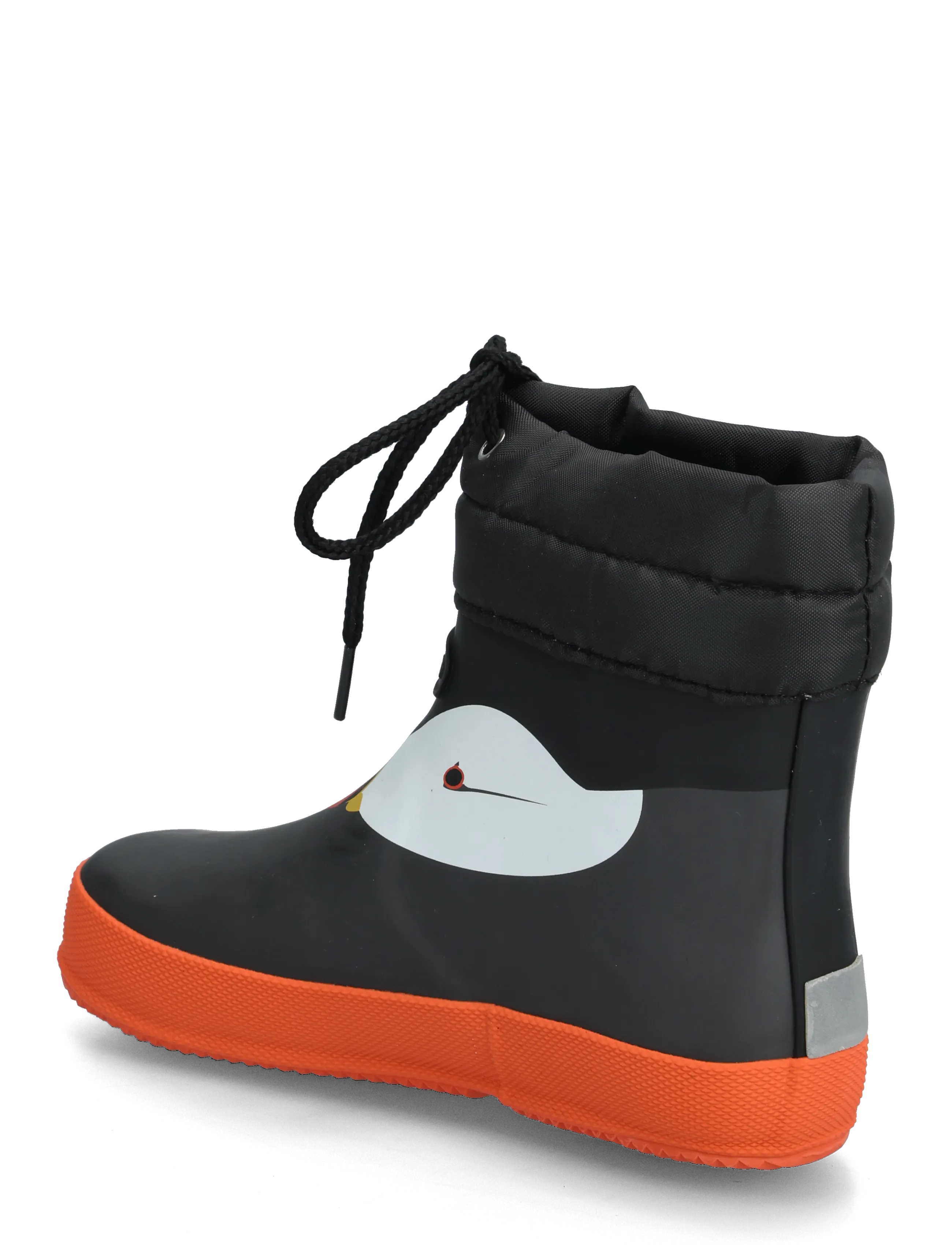 Viking - Alv Barefoot Paw Print - fodrade gummistövlar - black - 2