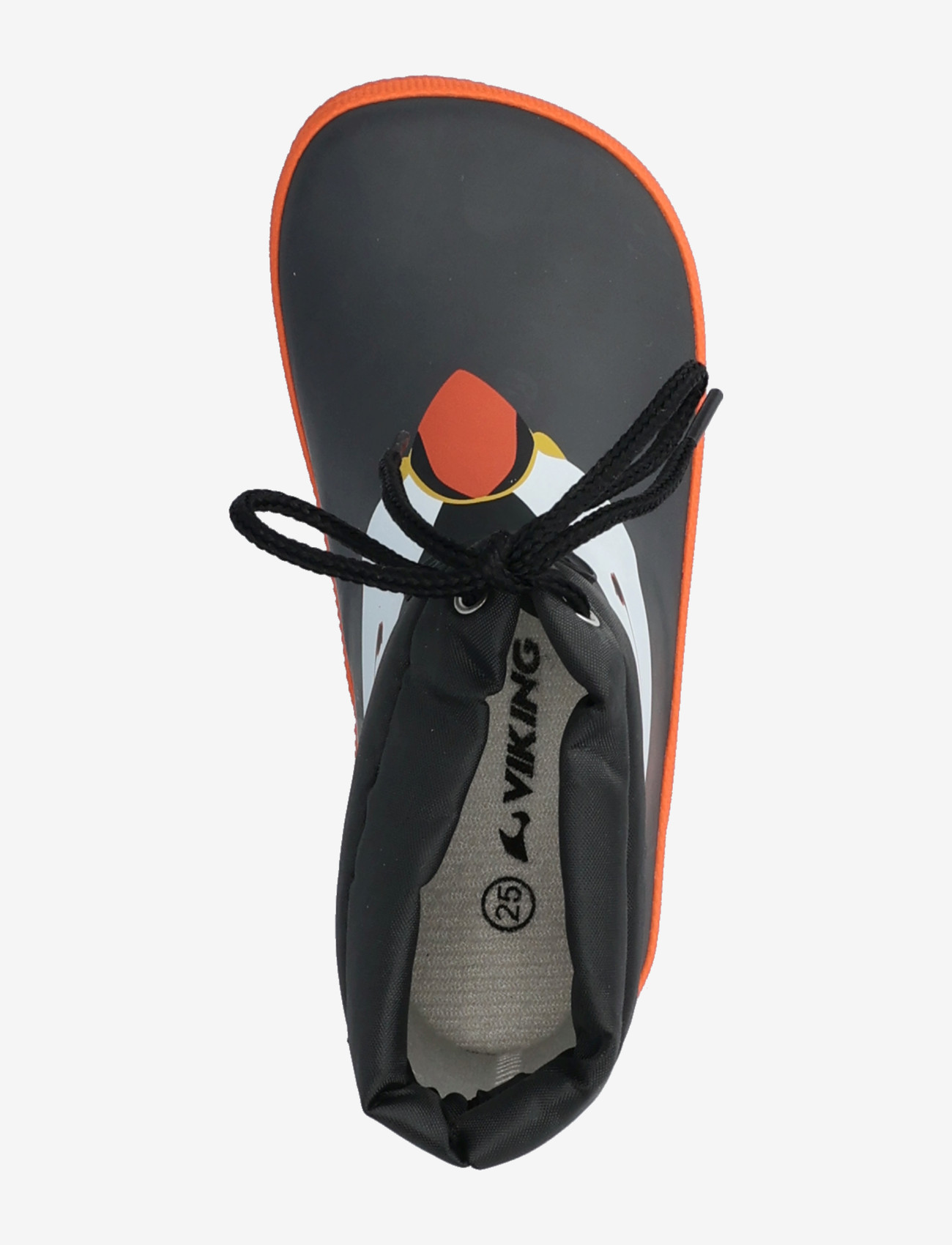 Viking - Alv Barefoot Paw Print - gummistøvler med for - black - 3