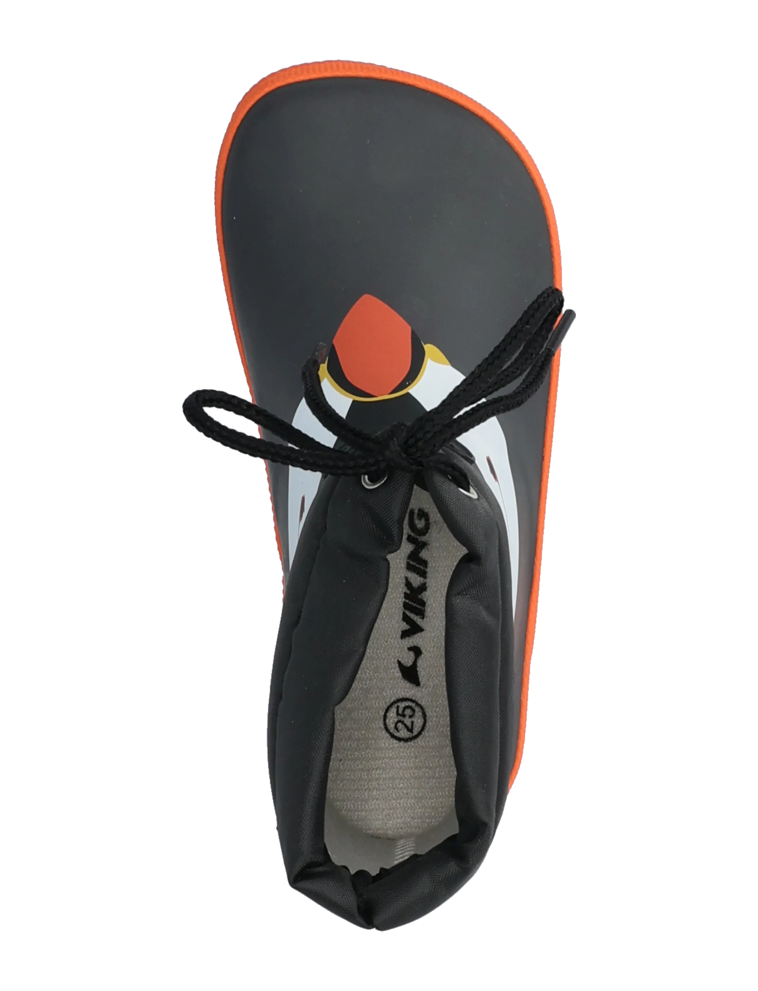Viking - Alv Barefoot Paw Print - fodrade gummistövlar - black - 3