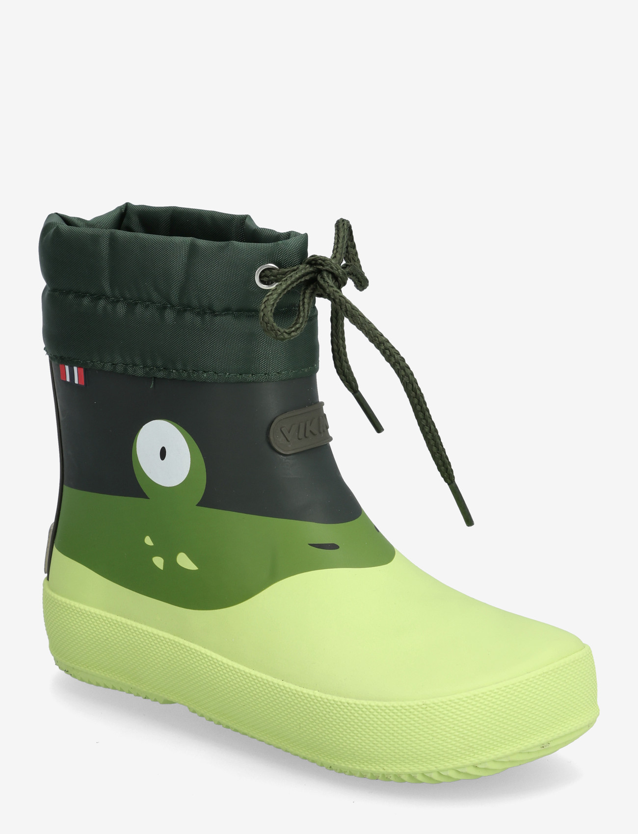 Viking - Alv Barefoot Paw Print - gefütterte gummistiefel - light green - 0