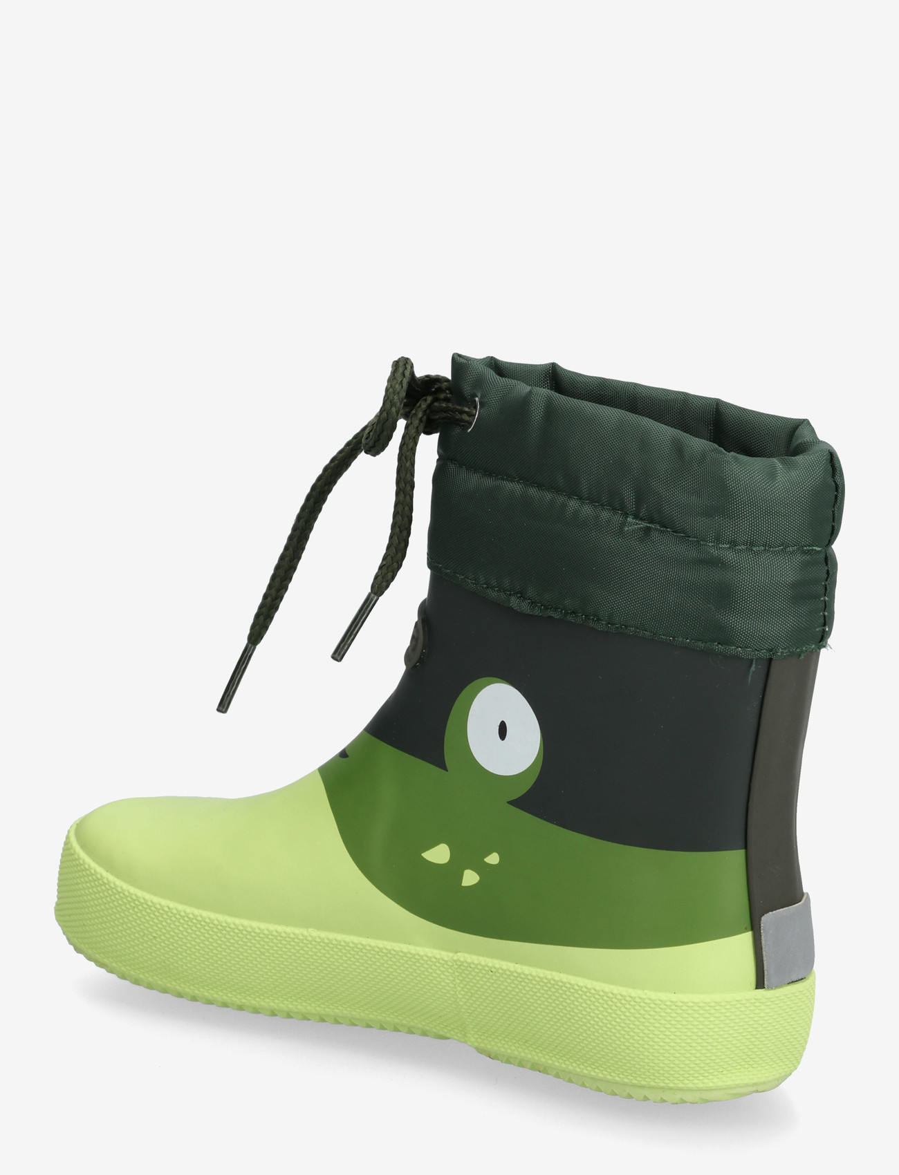 Viking - Alv Barefoot Paw Print - gefütterte gummistiefel - light green - 2