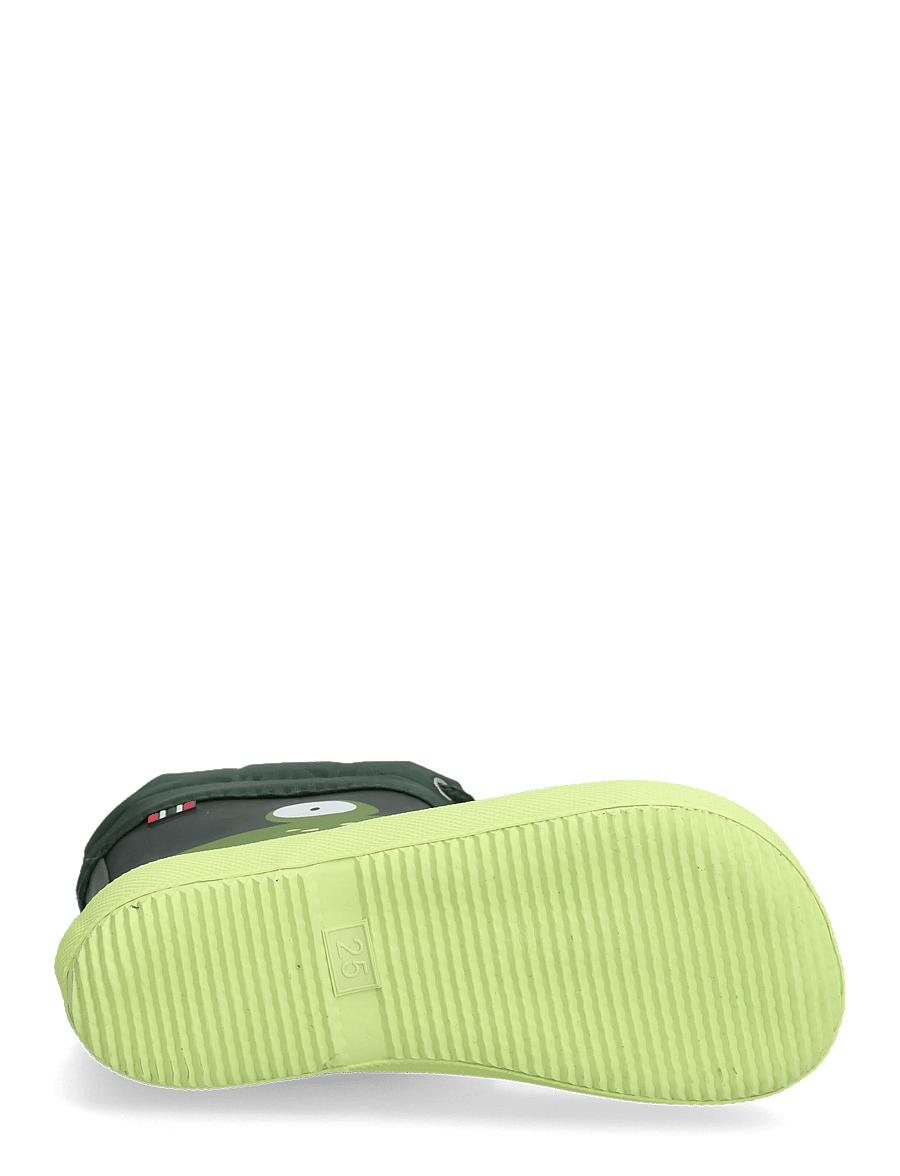 Viking - Alv Barefoot Paw Print - fodrade gummistövlar - light green - 4