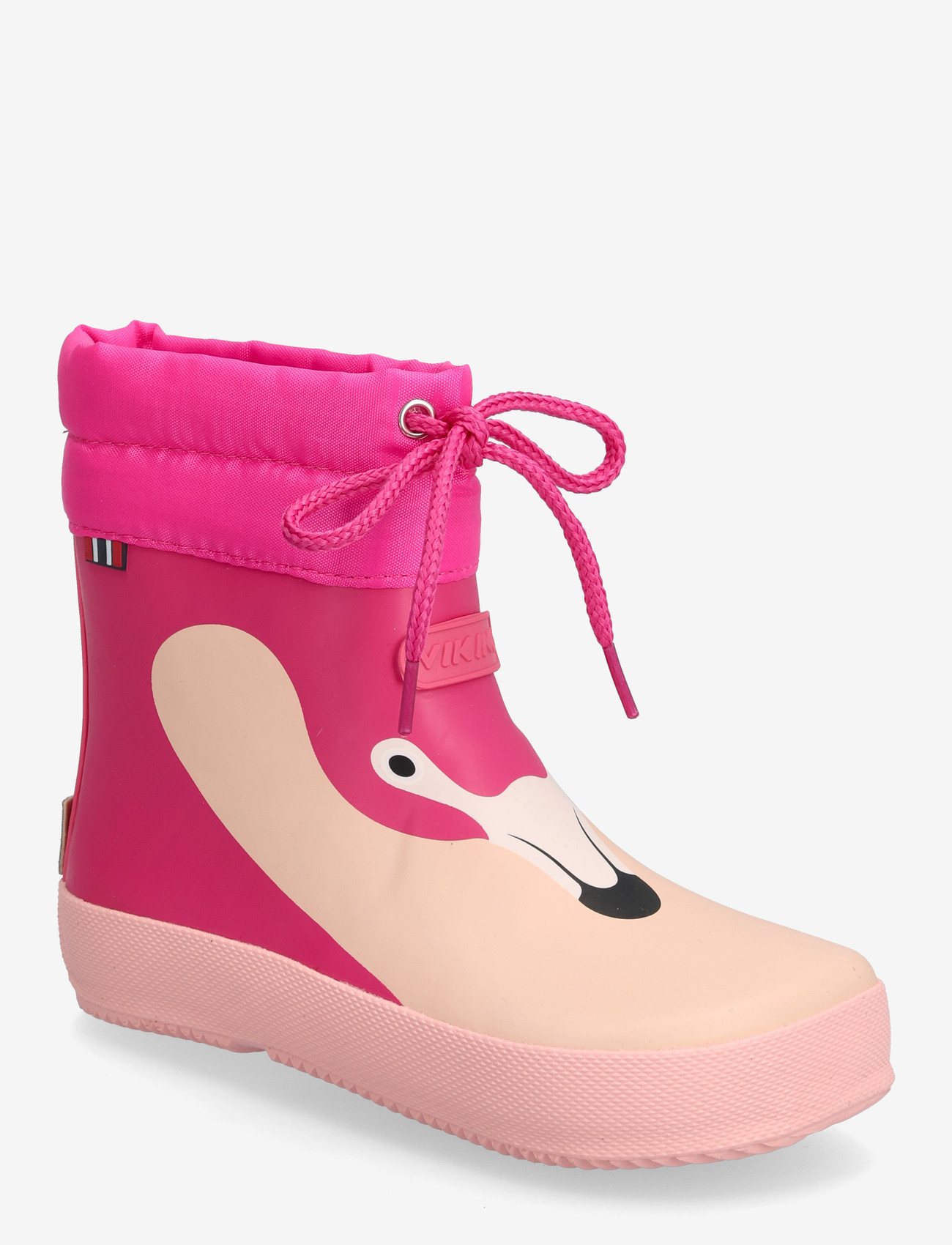 Viking - Alv Barefoot Paw Print - gefütterte gummistiefel - light pink - 0