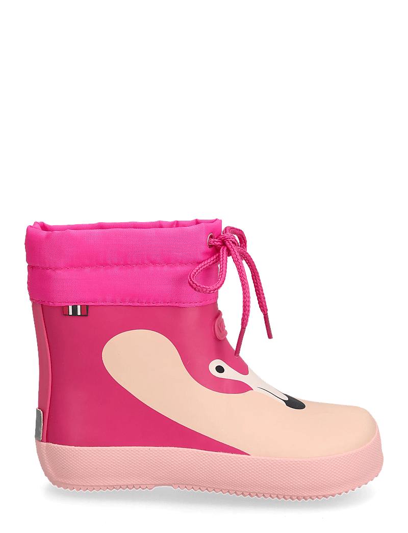 Viking - Alv Barefoot Paw Print - gefütterte gummistiefel - light pink - 1