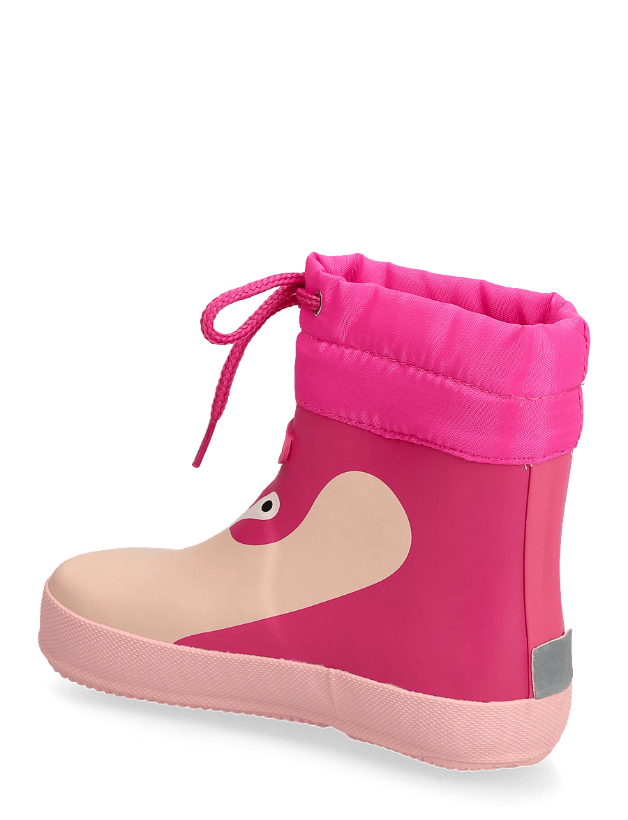 Viking - Alv Barefoot Paw Print - voodriga kummikud - light pink - 2